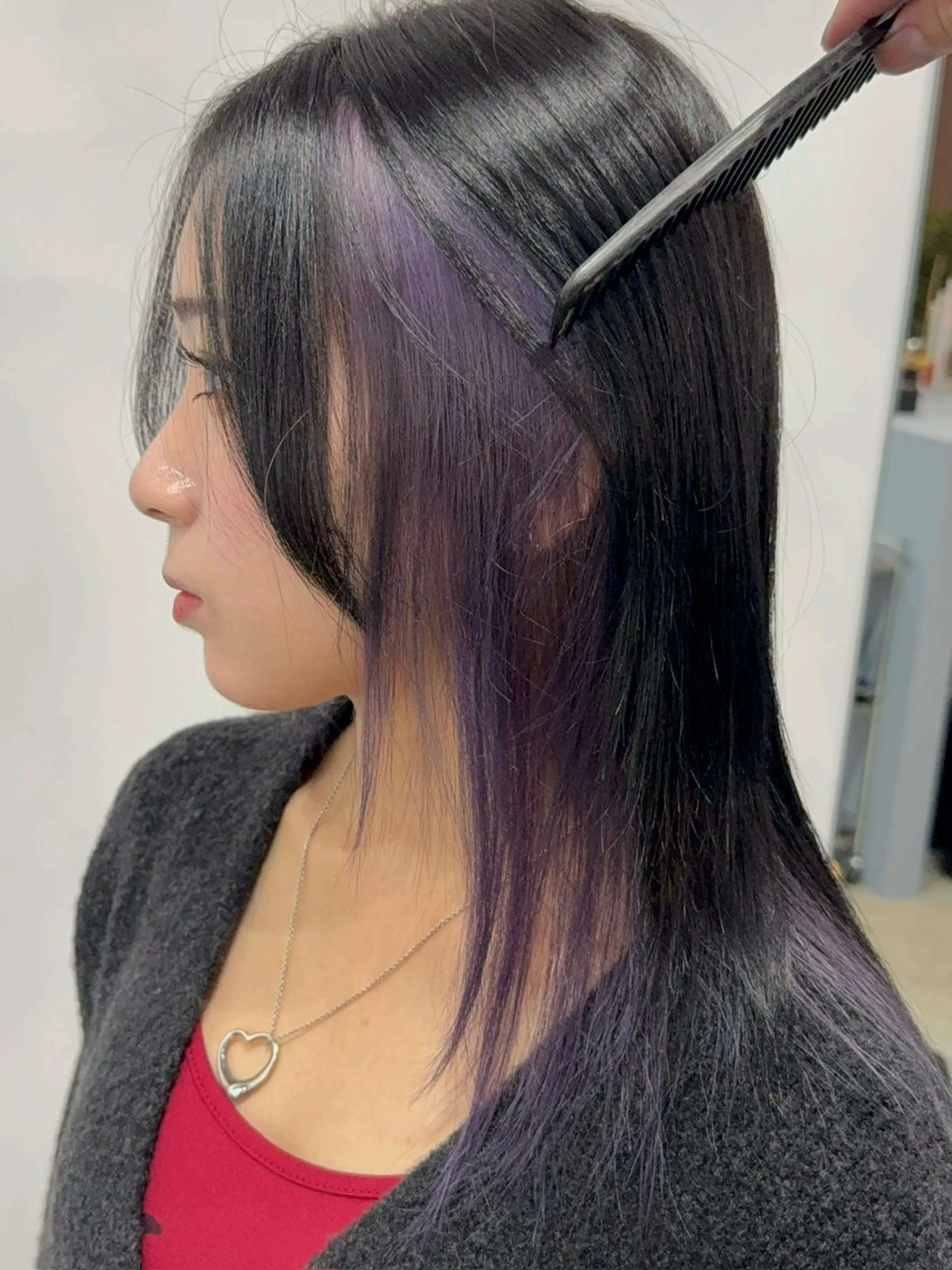 ミディアム ヘアカラー ハイトーン/福井 🦖/服部じんのヘアスタイル