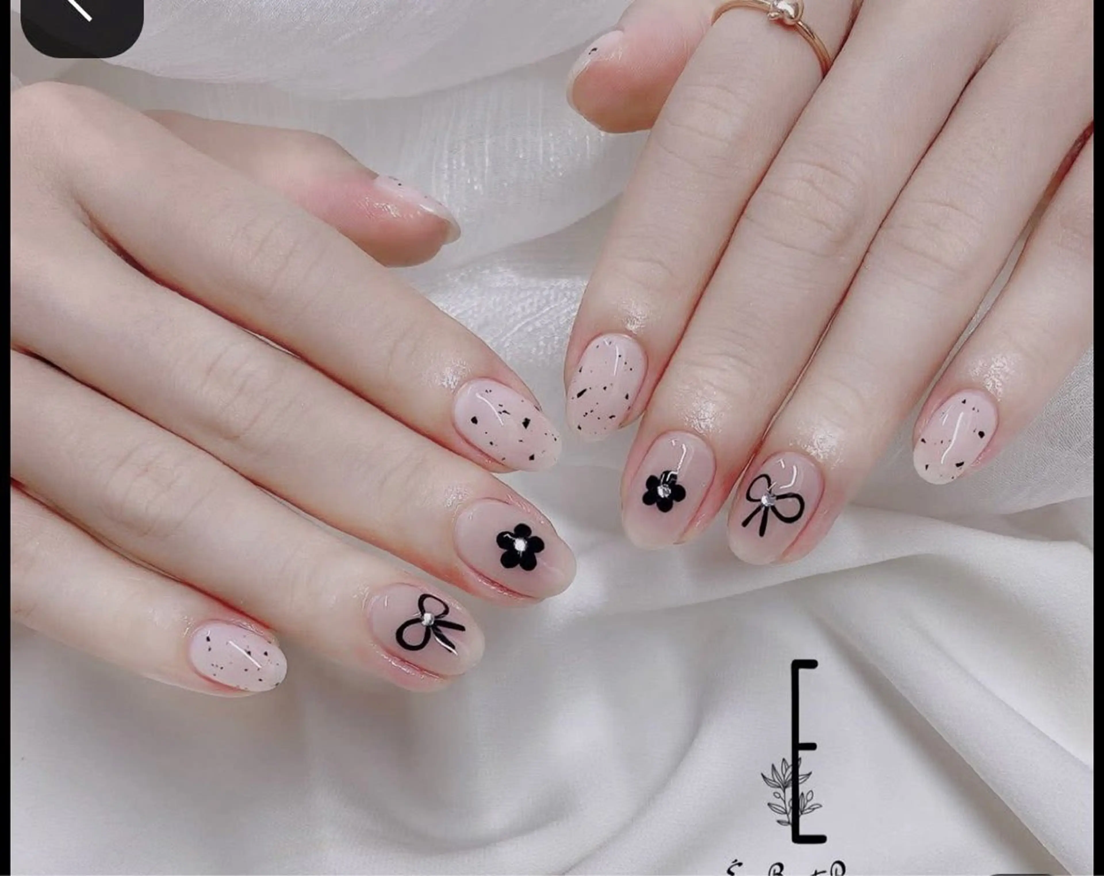 ネイル 韓国ネイル 持ち込み ニュアンスネイル ネイルチップ ROSE ANA CHUO 本川越のネイルデザイン