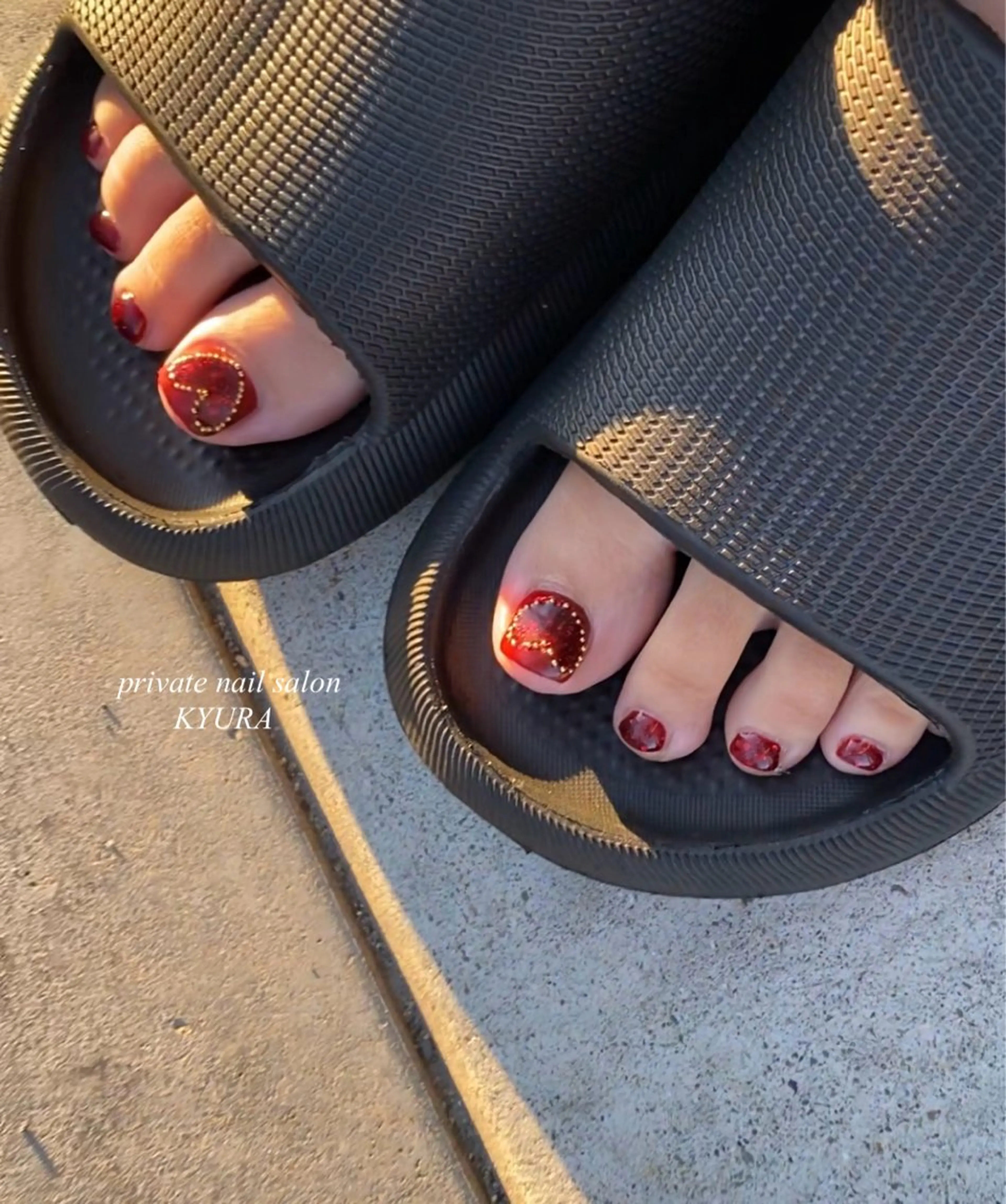 ネイル アートネイル フットネイル フットネイル 大東市ネイルサロン 【KYURA】ｷｭﾗのネイルデザイン