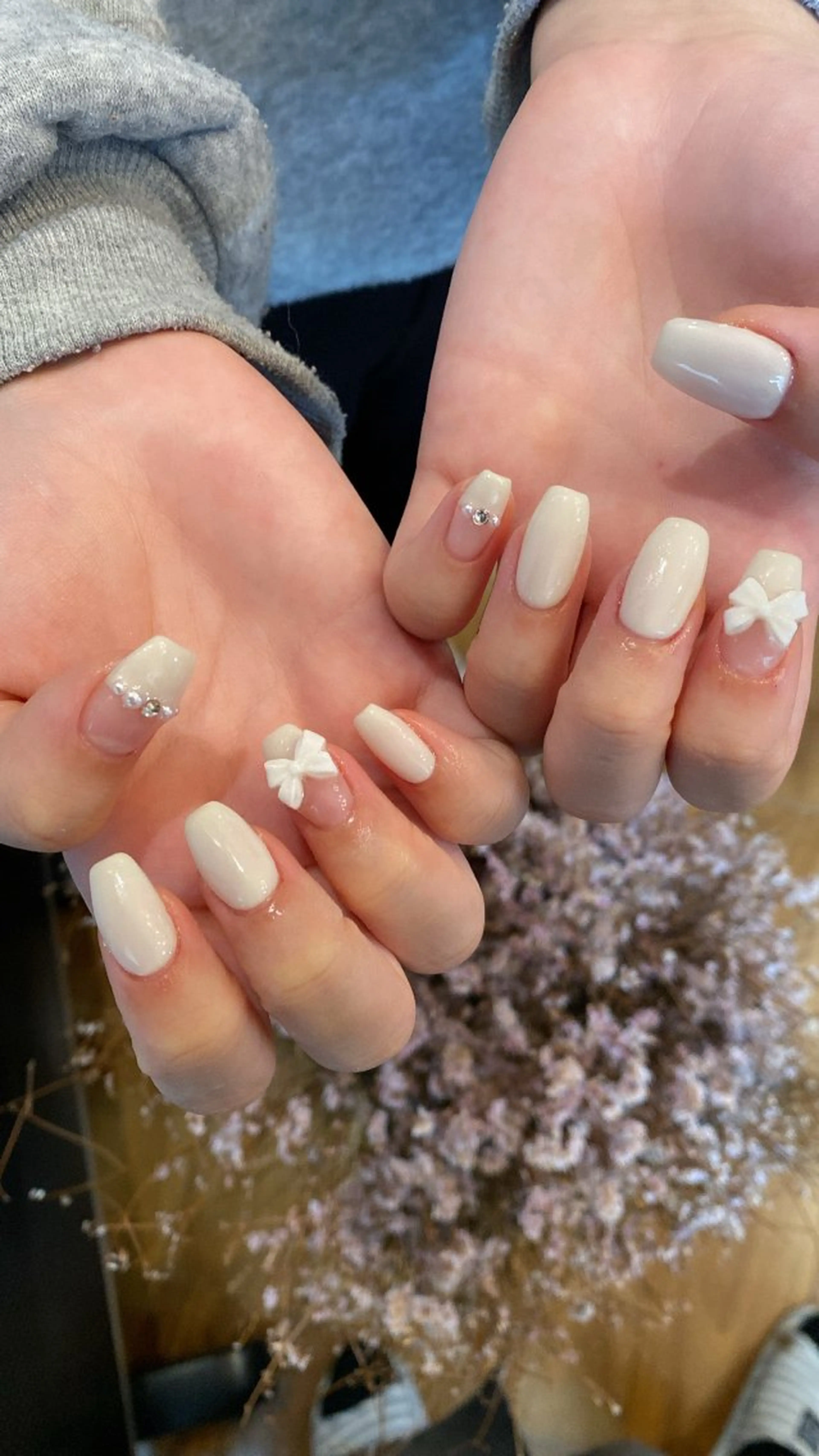 ネイル ハンドネイル crystal ⭐︎ colorのネイルデザイン