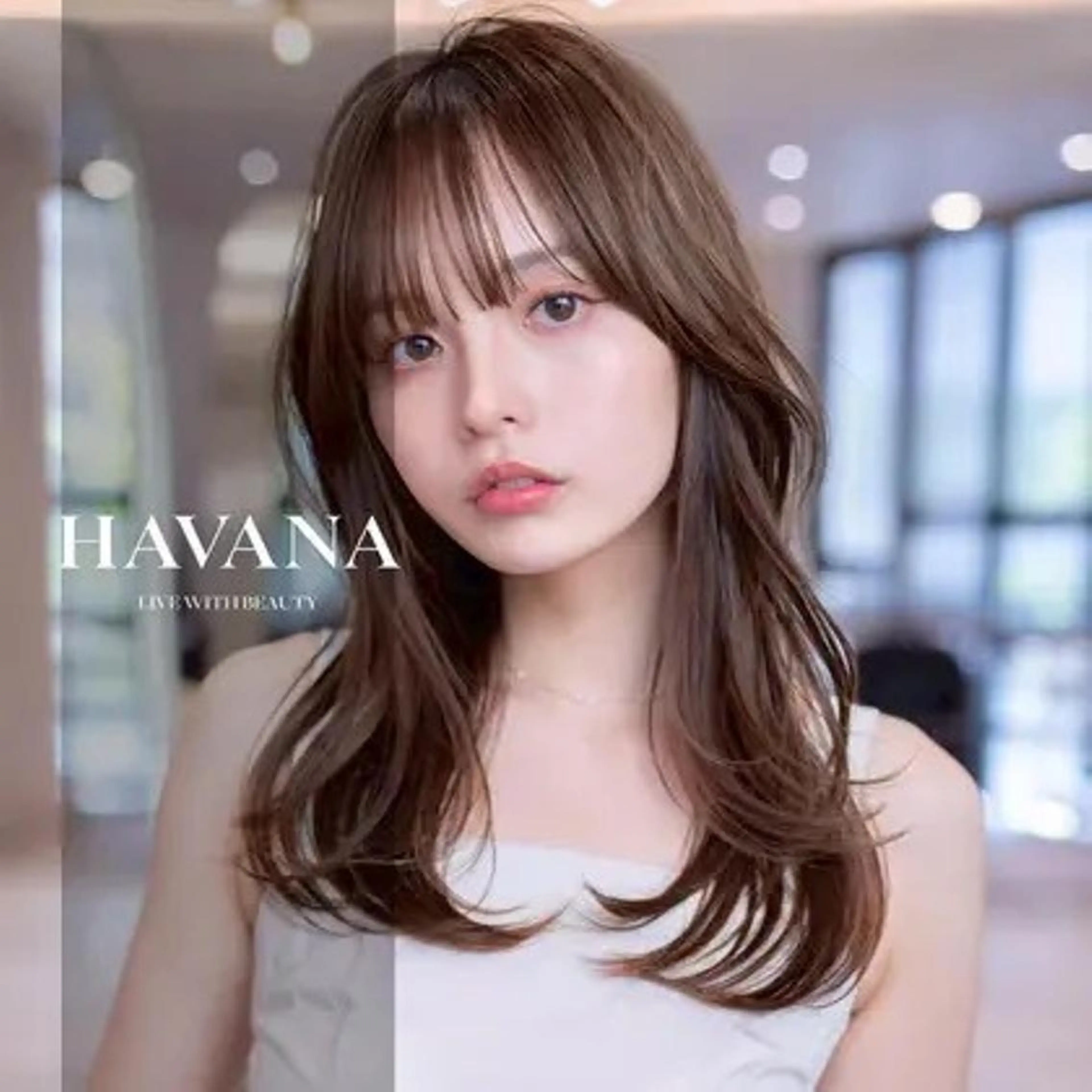 カラー ミディアム カット ヘアカラー トリートメント 御木 信介のヘアスタイル