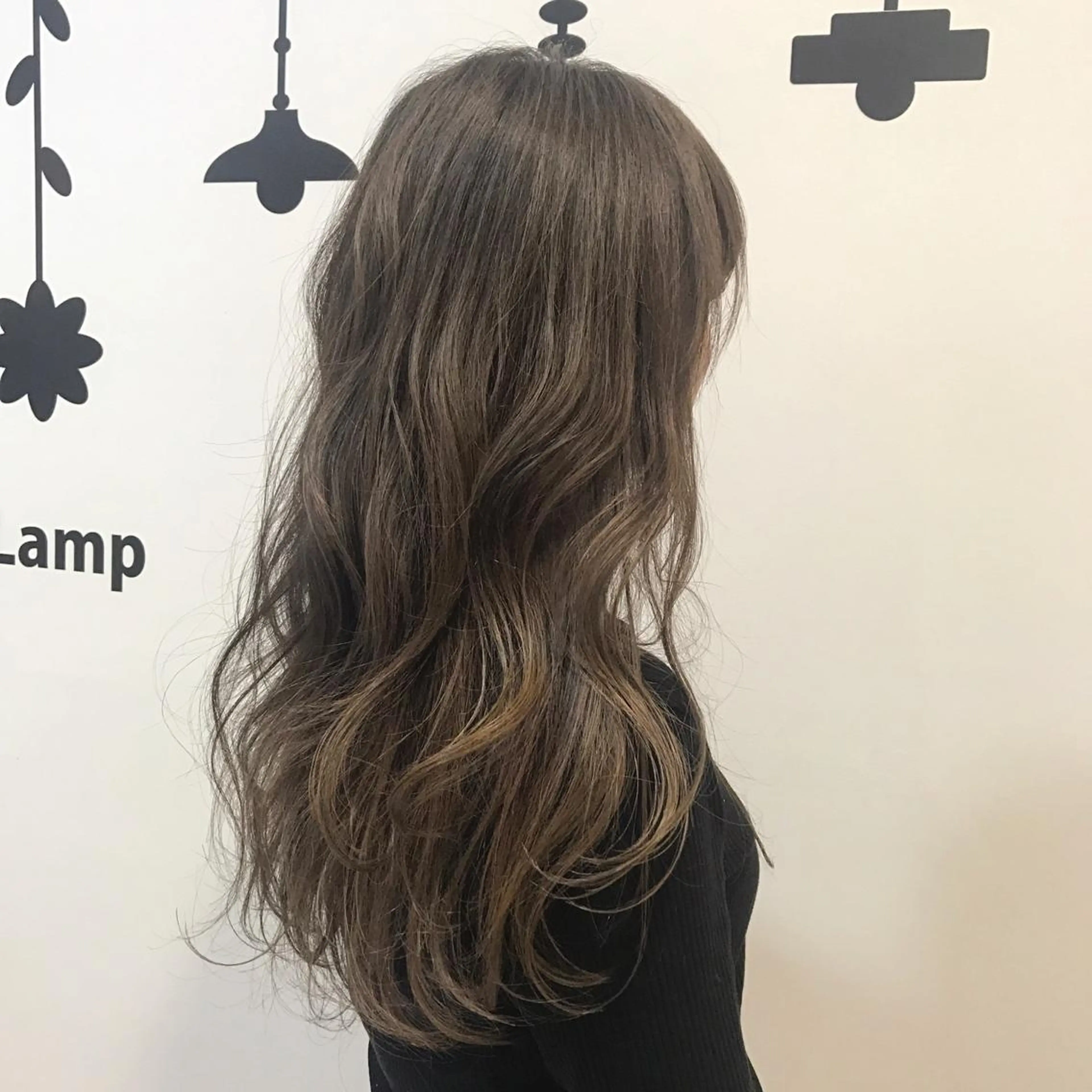 ロング カラー グレージュ 青木 香怜のマツエク・マツパデザイン