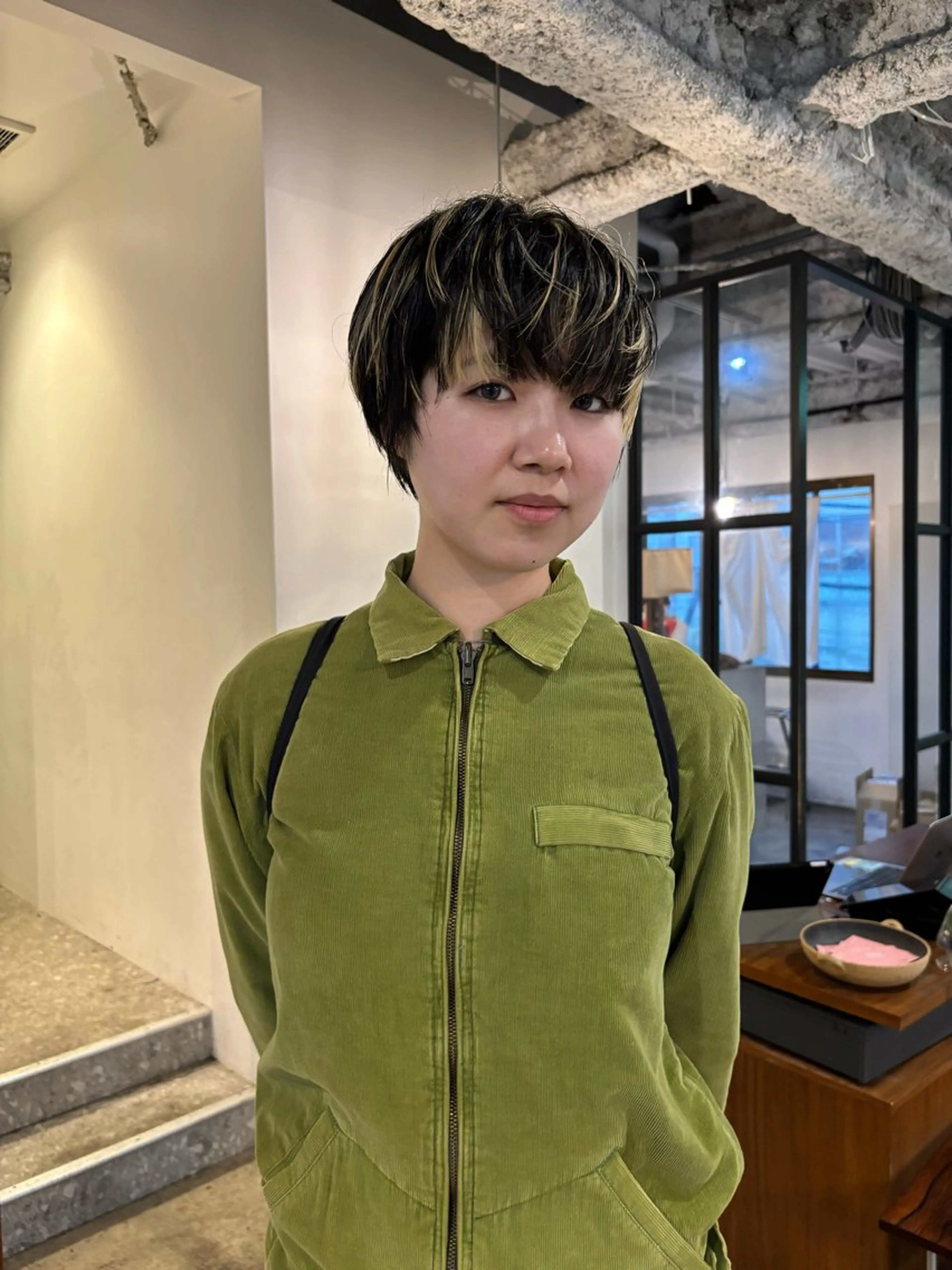 ショート カラー 似合わせカット ショートヘア カット ヘアカラー yu maのヘアスタイル