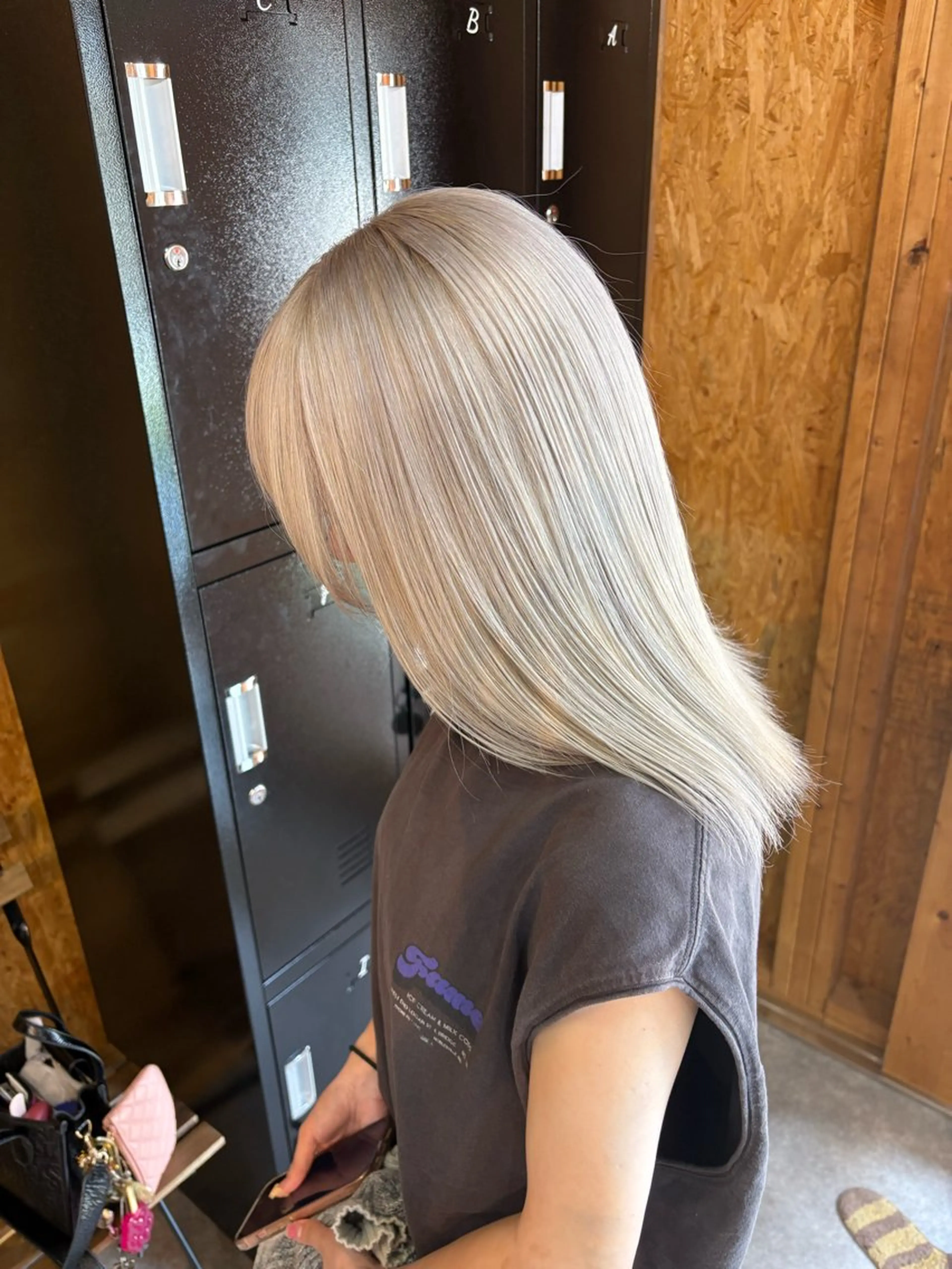 カラー ヘアカラー まろみ暖色×ボブ ×chia🕯のヘアスタイル