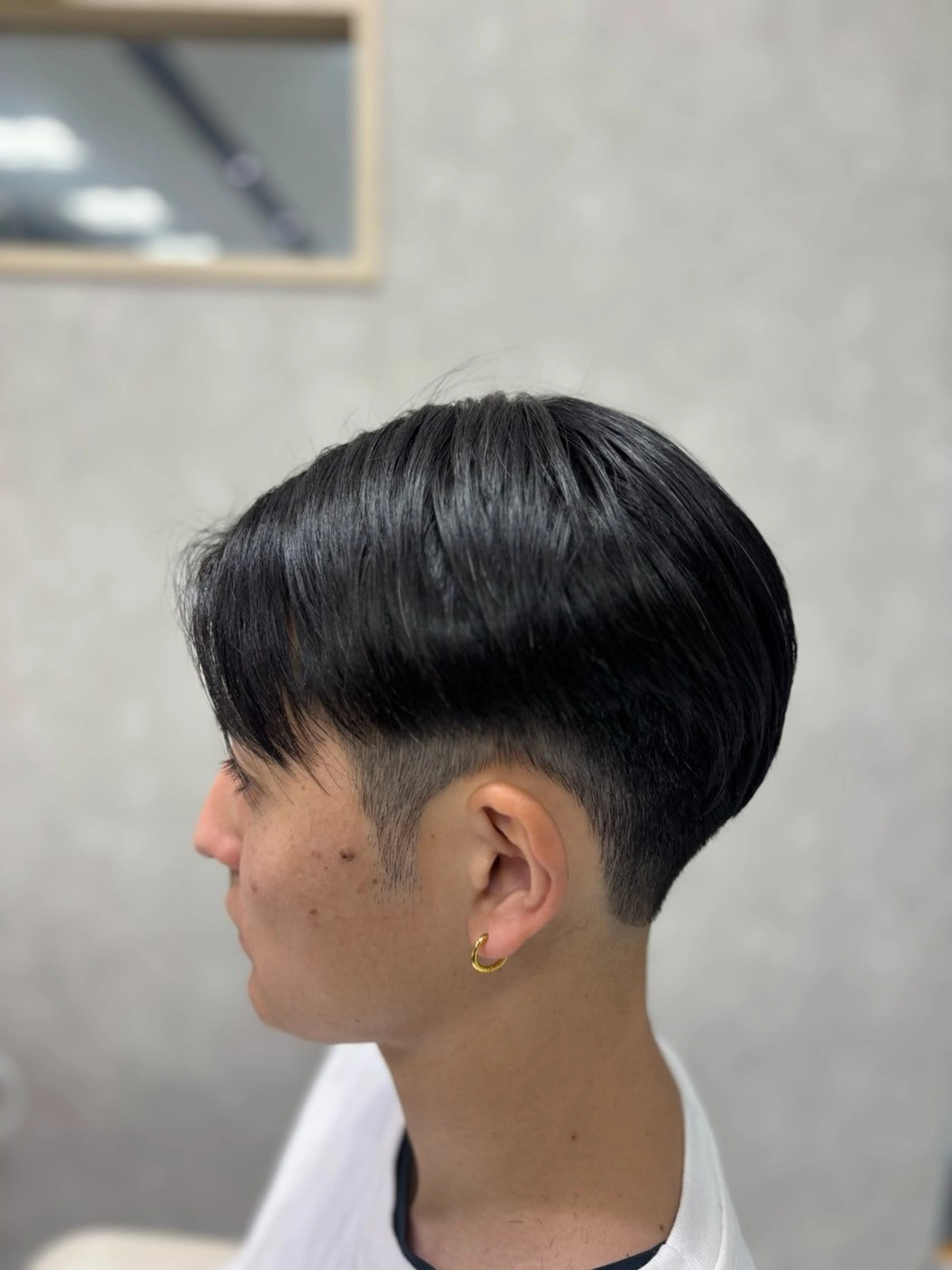 ショート メンズ カット 縮毛矯正 メンズ特化韓国風 パーマスタイル/りんのヘアスタイル