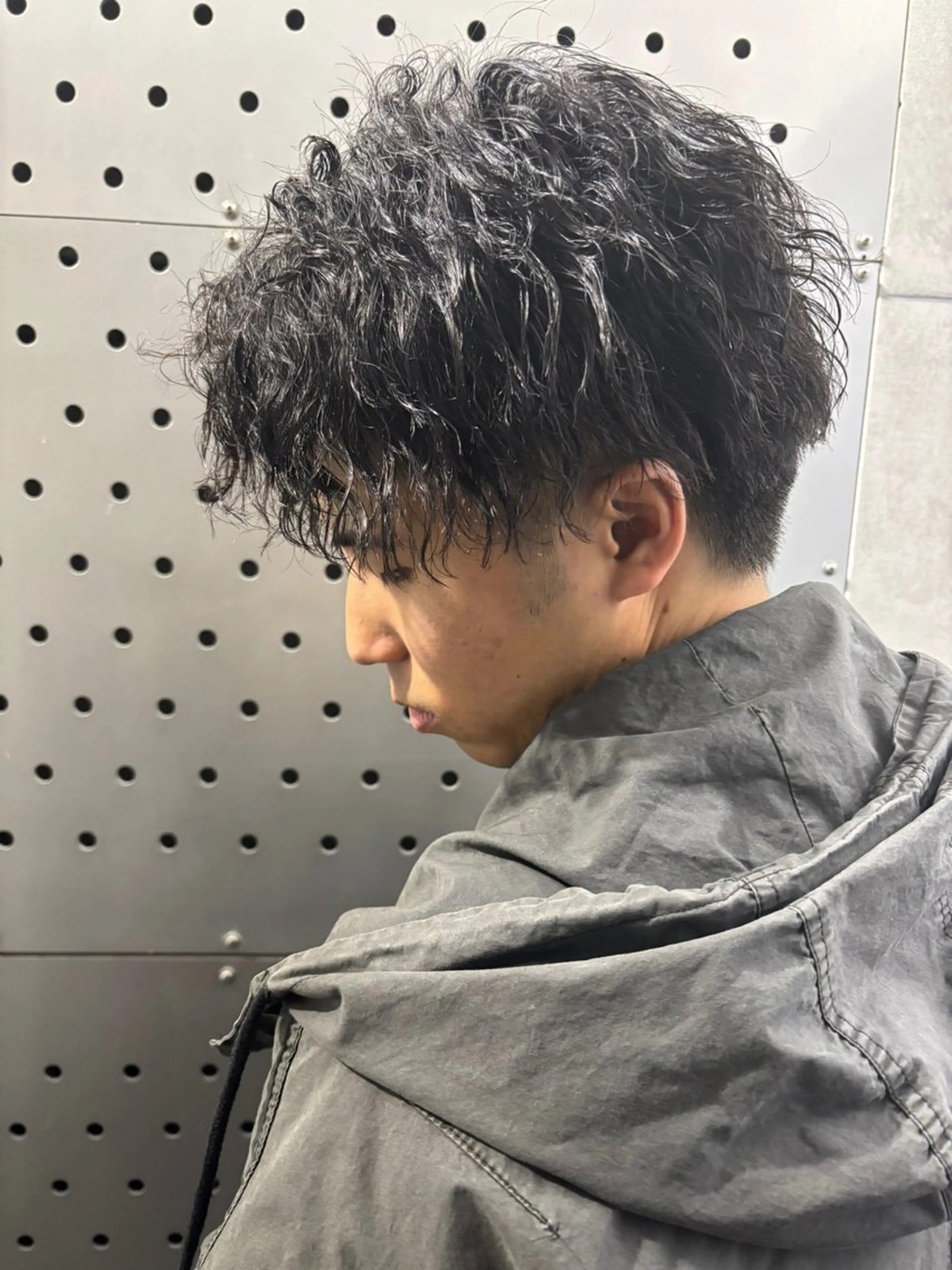 ショート パーマ メンズ カット パーマ mellow men 's MIZUKIのヘアスタイル