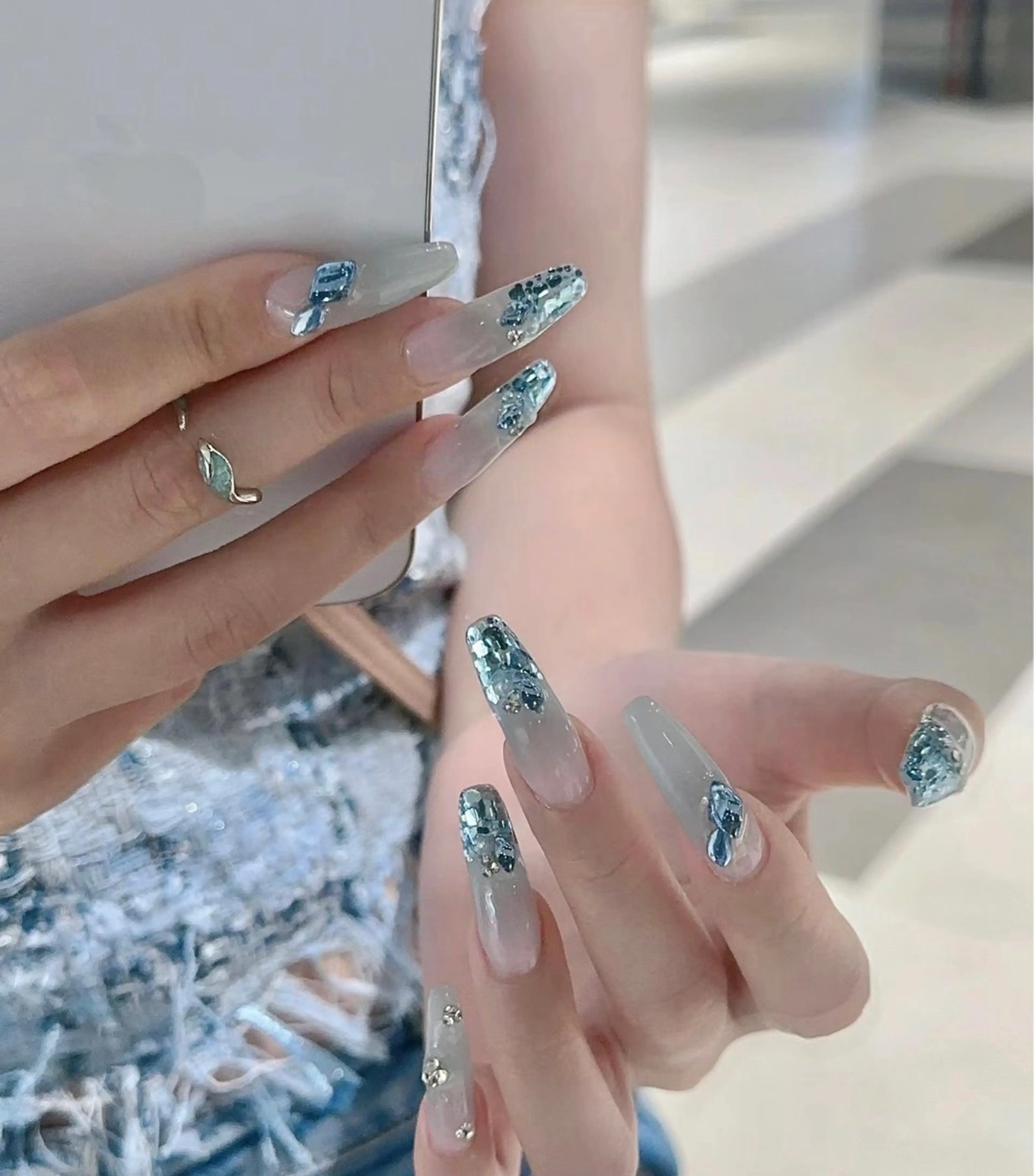 ネイル ハンドネイル ハンドケア 🍑 momo_nailのネイルデザイン