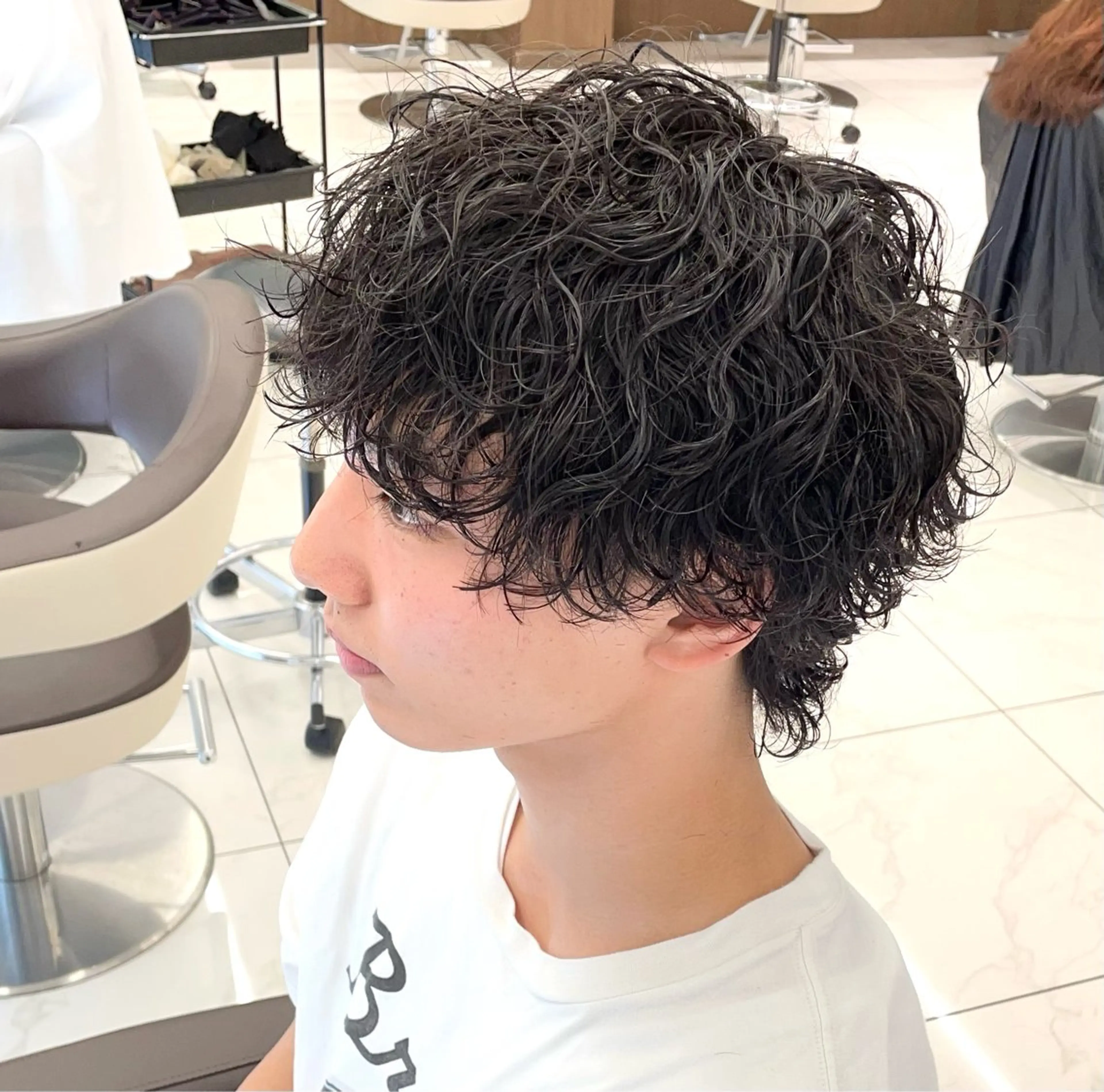 ショート パーマ メンズ 【メンズ特化】 池田大成✂︎のヘアスタイル