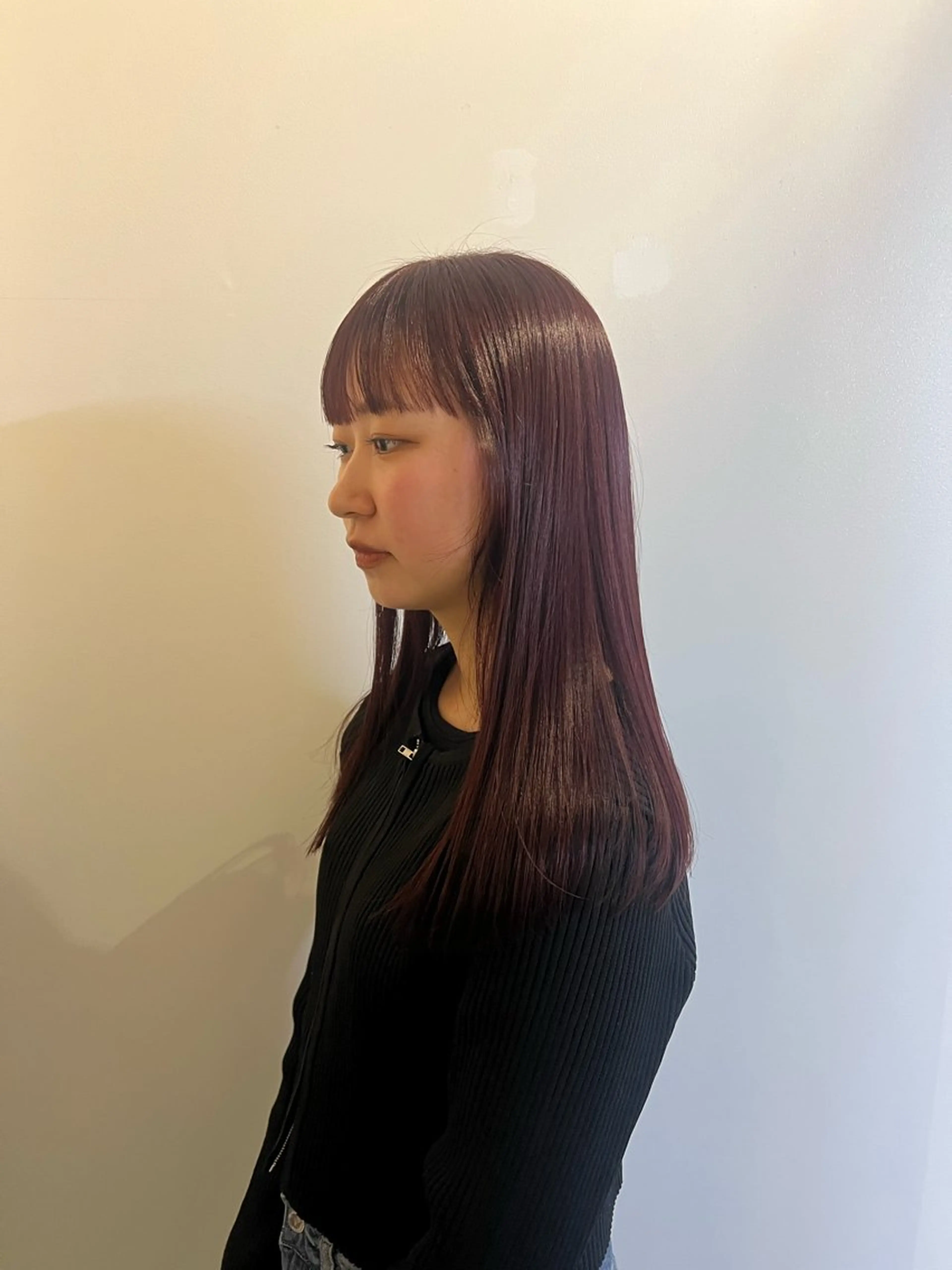 ロング カット 鈴木 三保のヘアスタイル