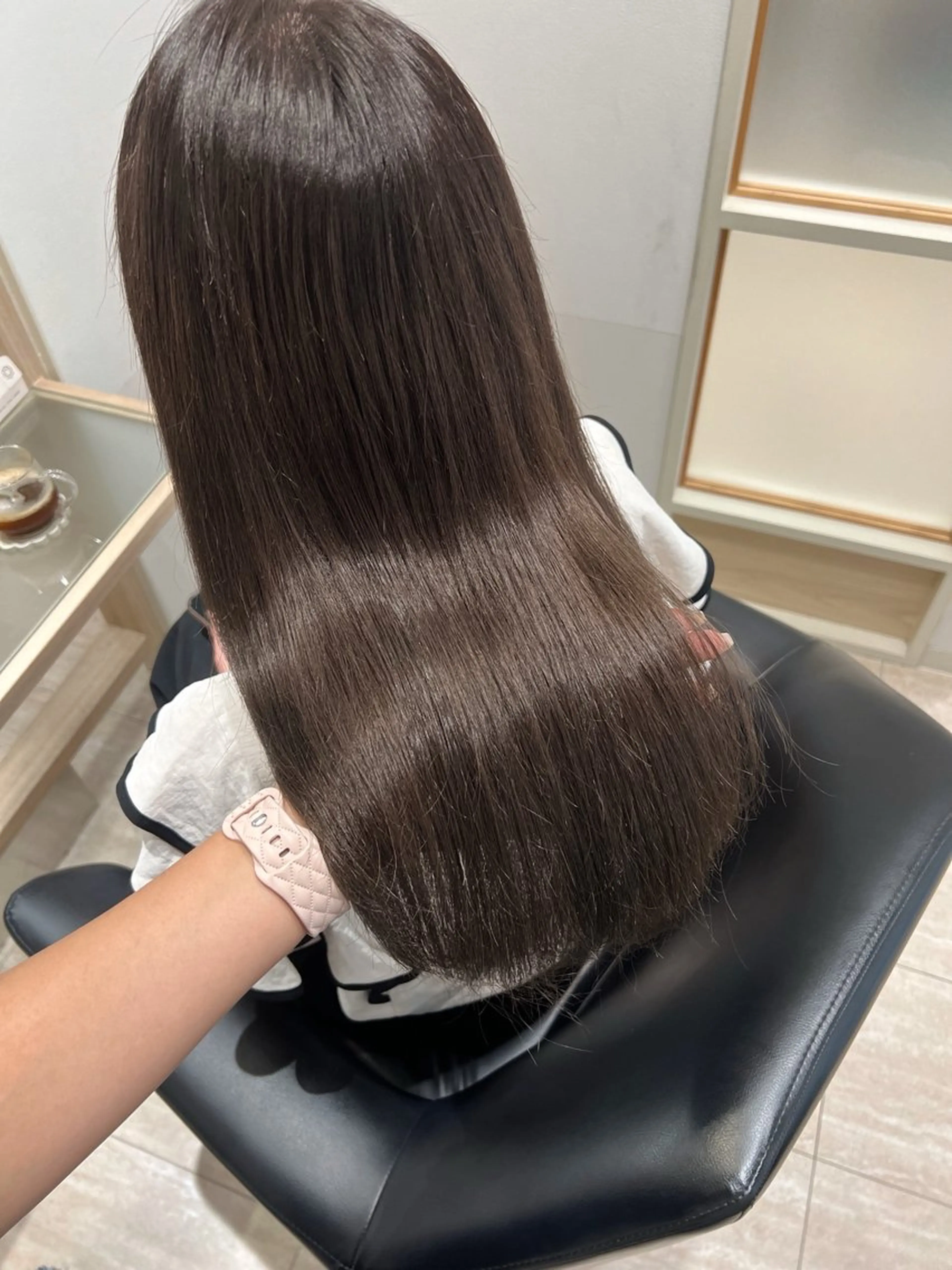 ミディアム ヘアカラー トリートメント 韓国モテhair🍑 momoのヘアスタイル