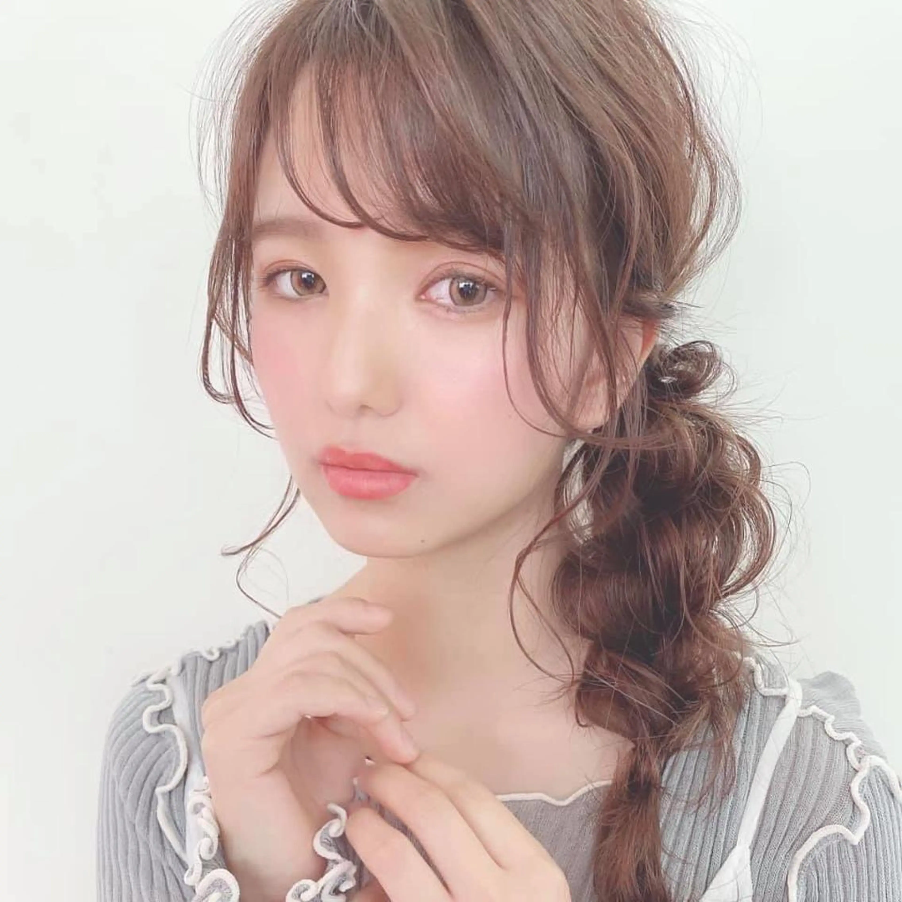 ロング 大阪ウルフカット 🐺デザインカラーのヘアスタイル