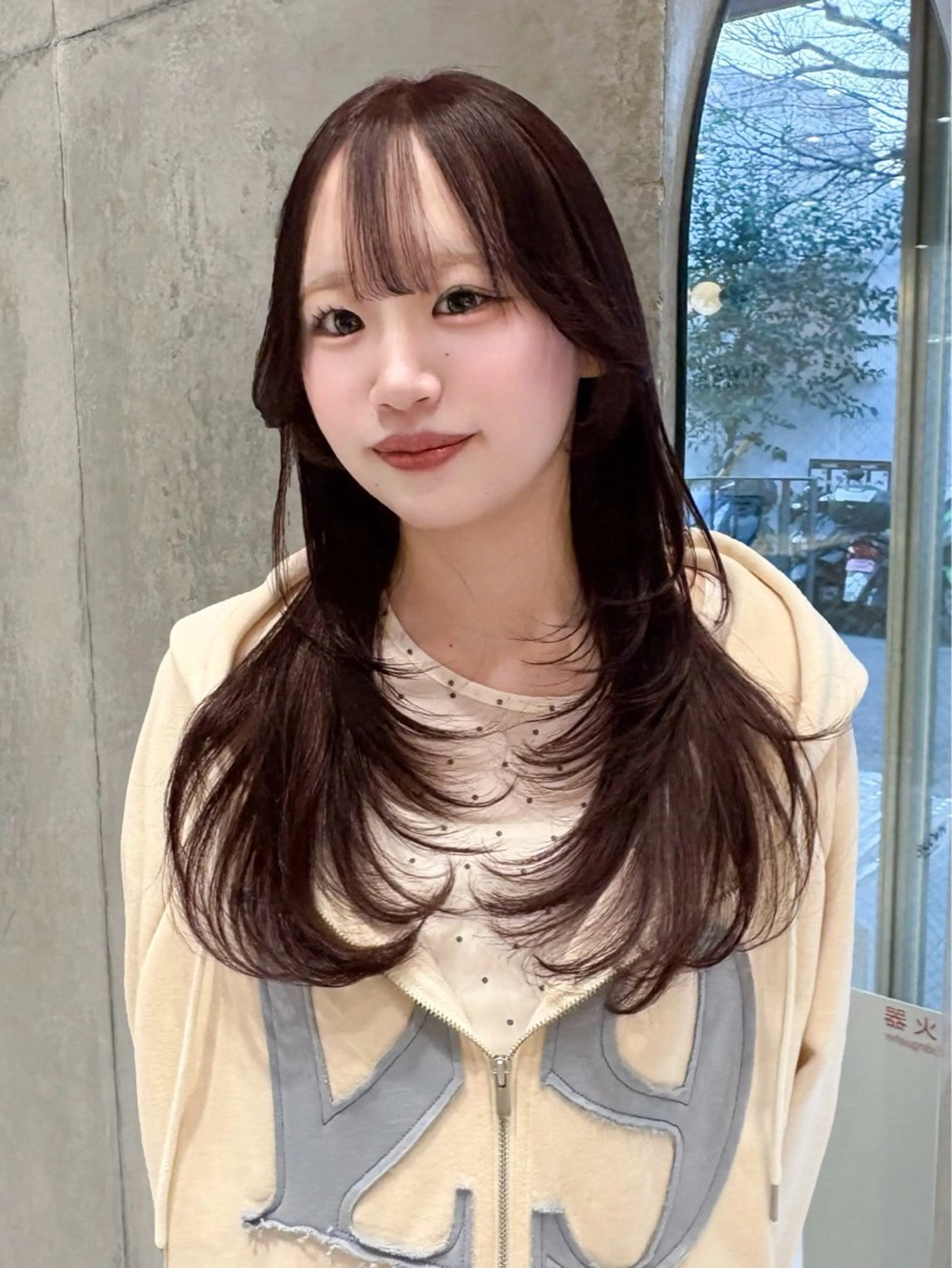 ロング カラー ヘアアレンジ 佐藤 かえでのヘアスタイル
