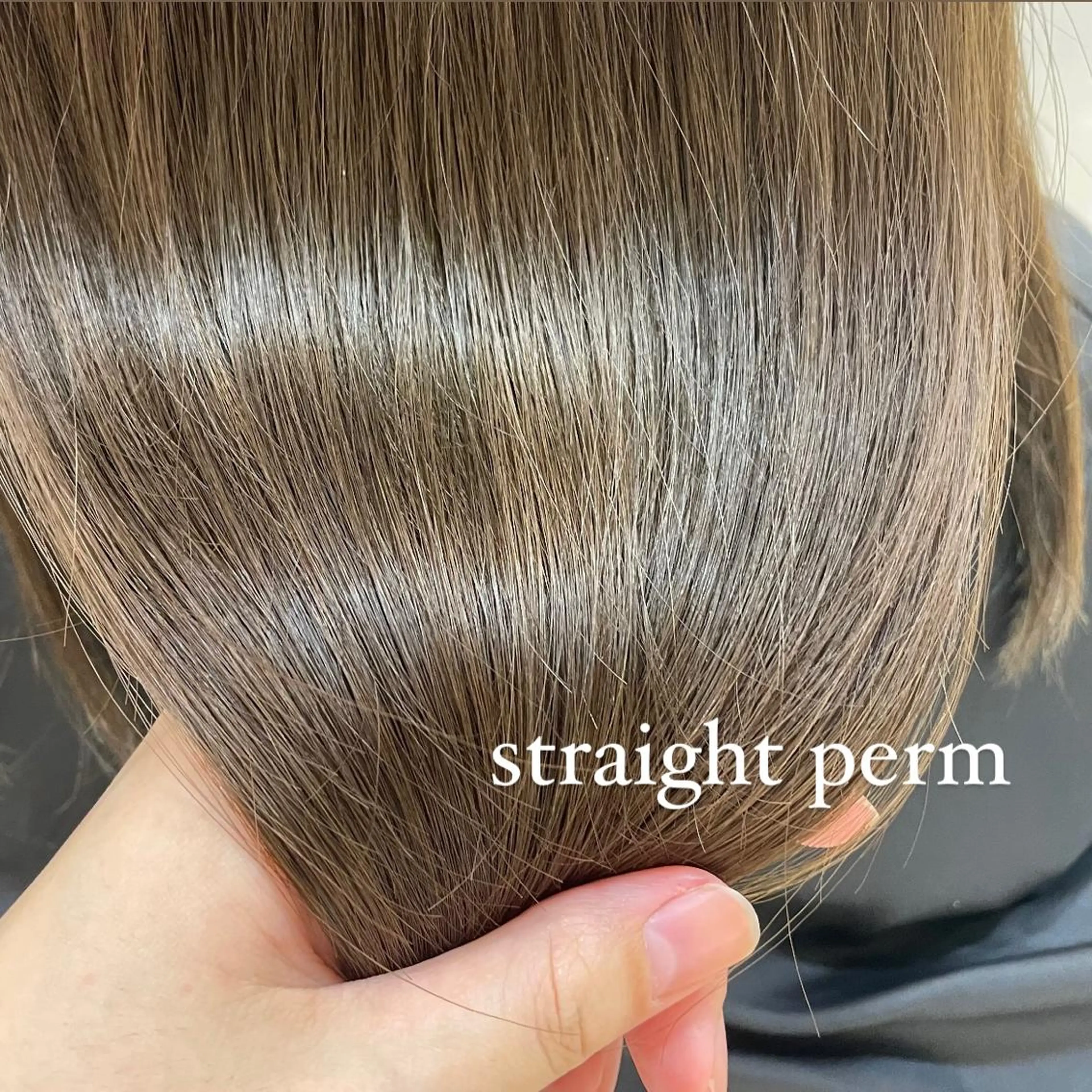 ミディアム パーマ トリートメント BiBi  藪 菜月のヘアスタイル