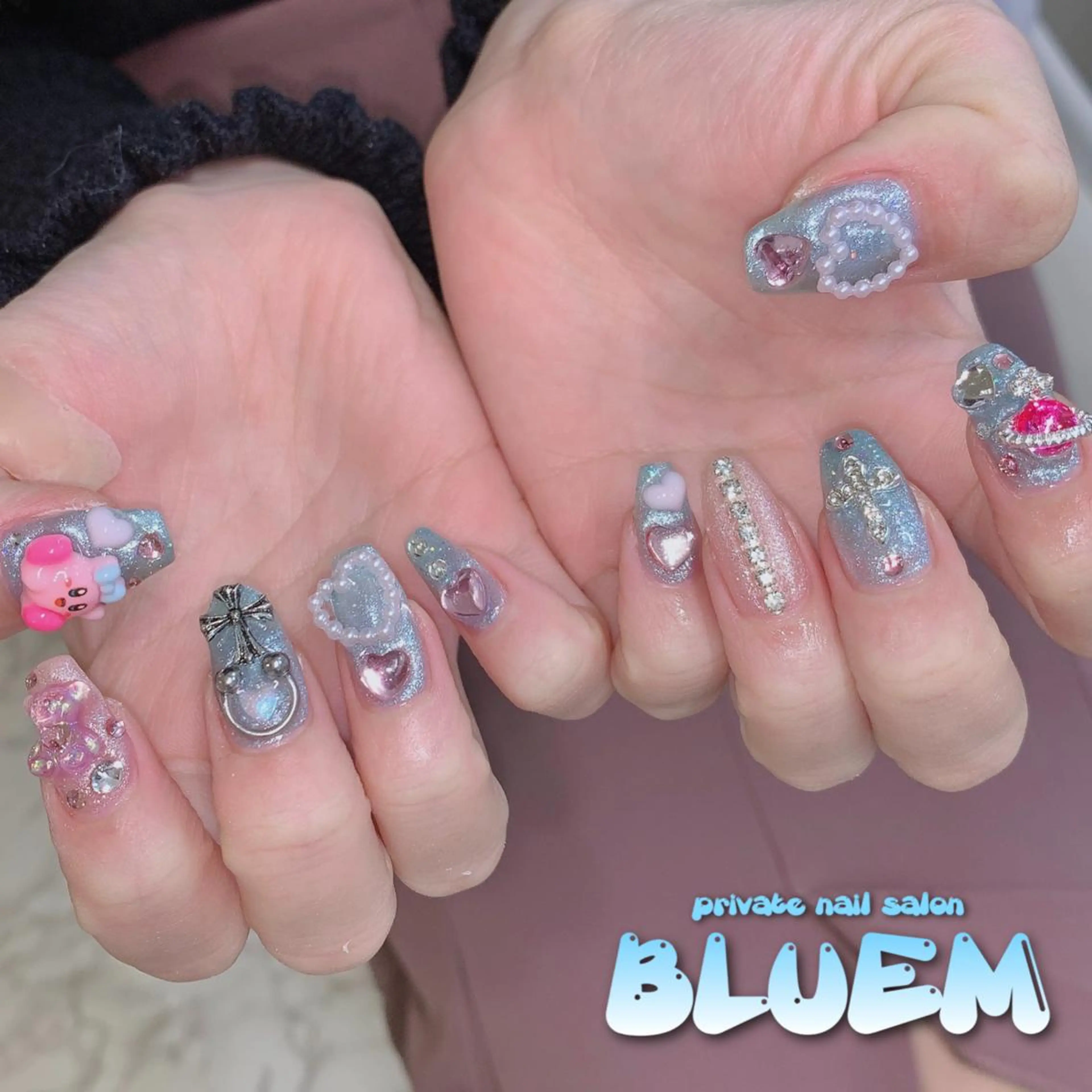 ネイル ハンドネイル BLUEM なな🐶のネイルデザイン