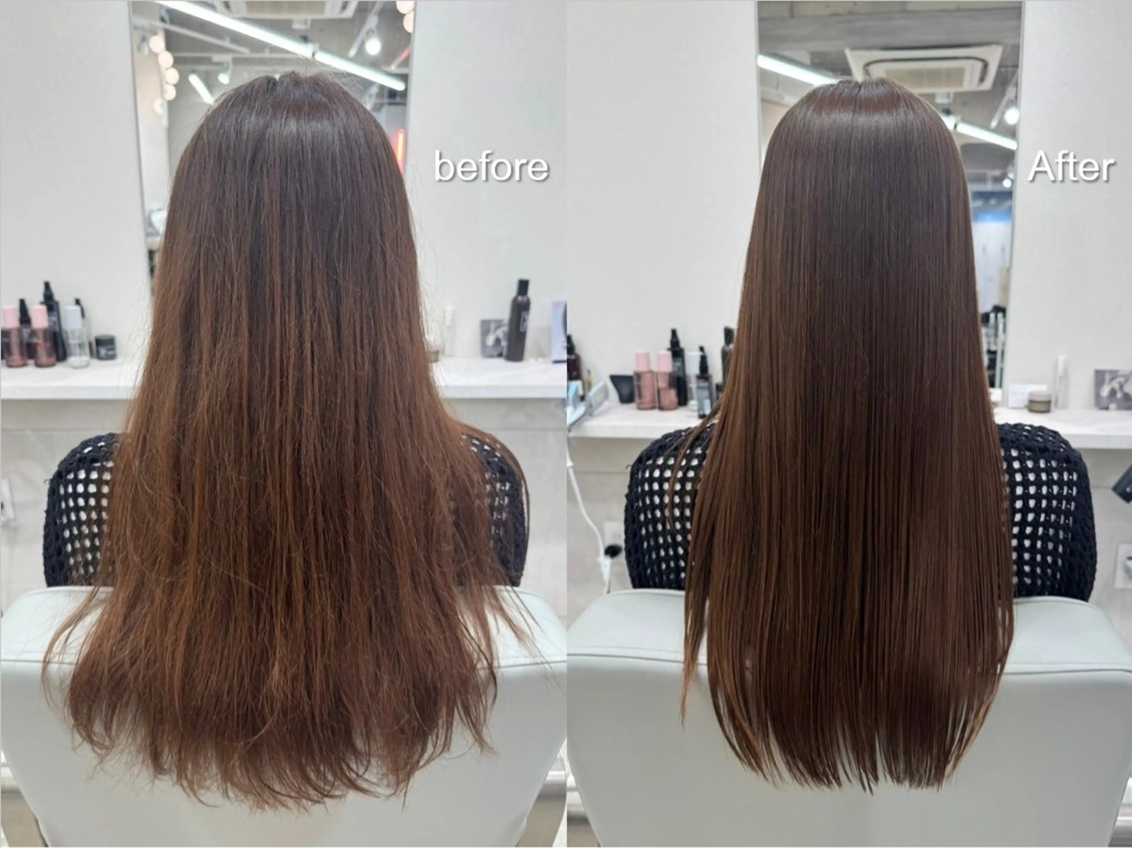 🍓⸝⸝꙳ カット+縮毛矯正+トリートメント+marbb𓂃𓈒𓏸の写真