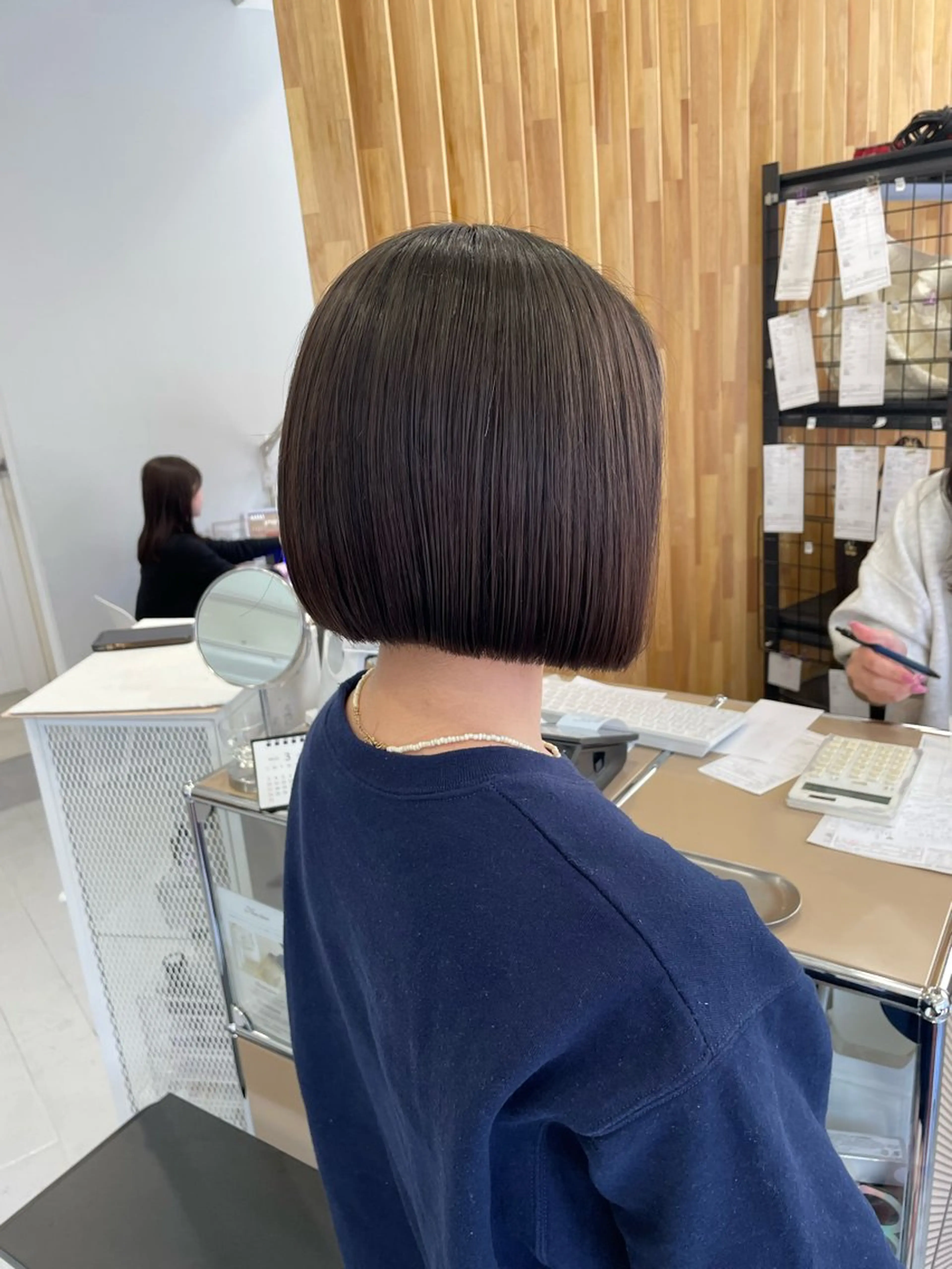 ミディアム カラー clan .のヘアスタイル