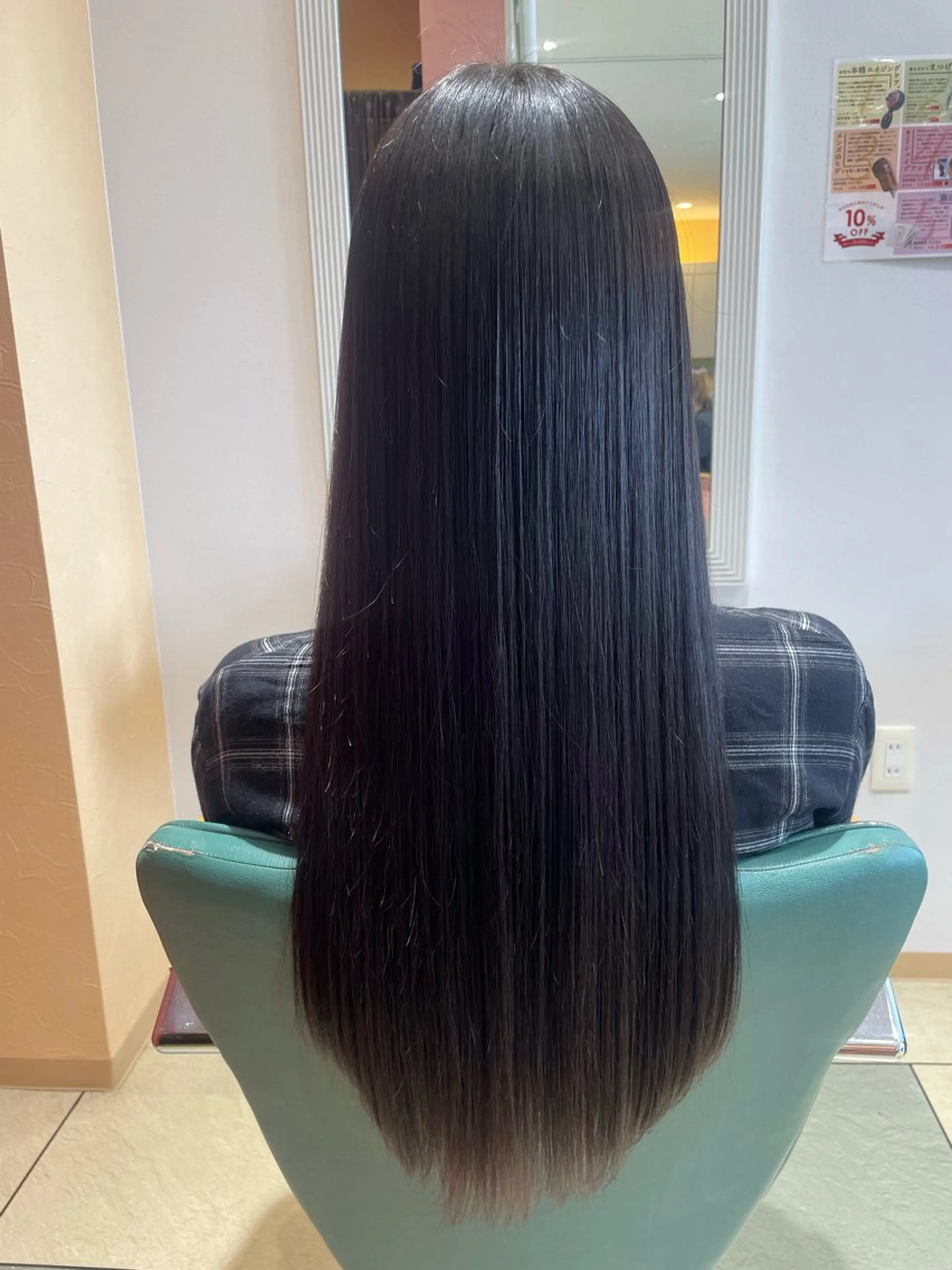 ロング カラー 髪質改善 ロング トリートメント 透明感カラー/ くびれヘア/ユウユのヘアスタイル