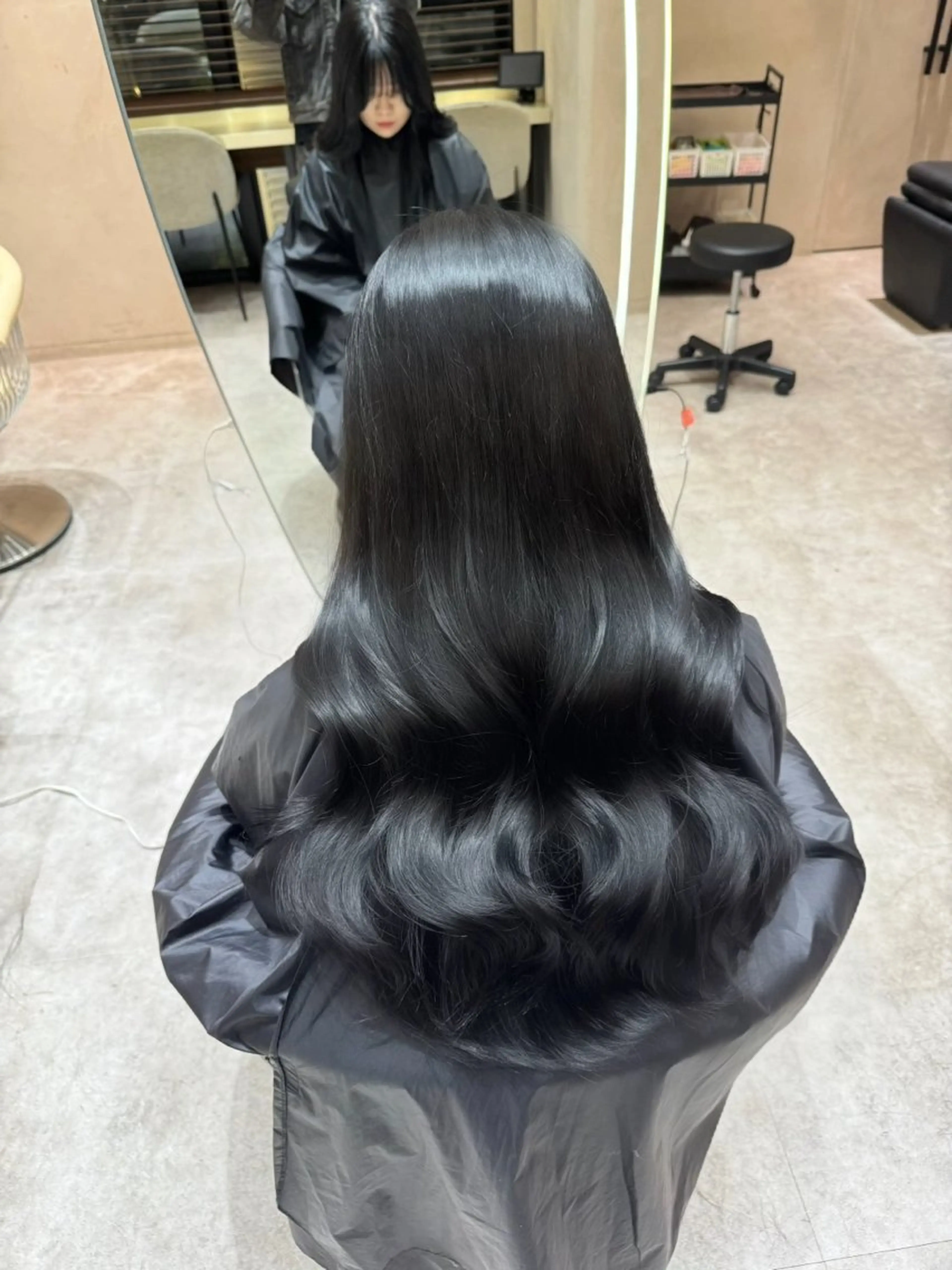 セミロング カット ヘアカラー トリートメント 韓国ヘア/館林美容室 /髪質改善/涼のヘアスタイル