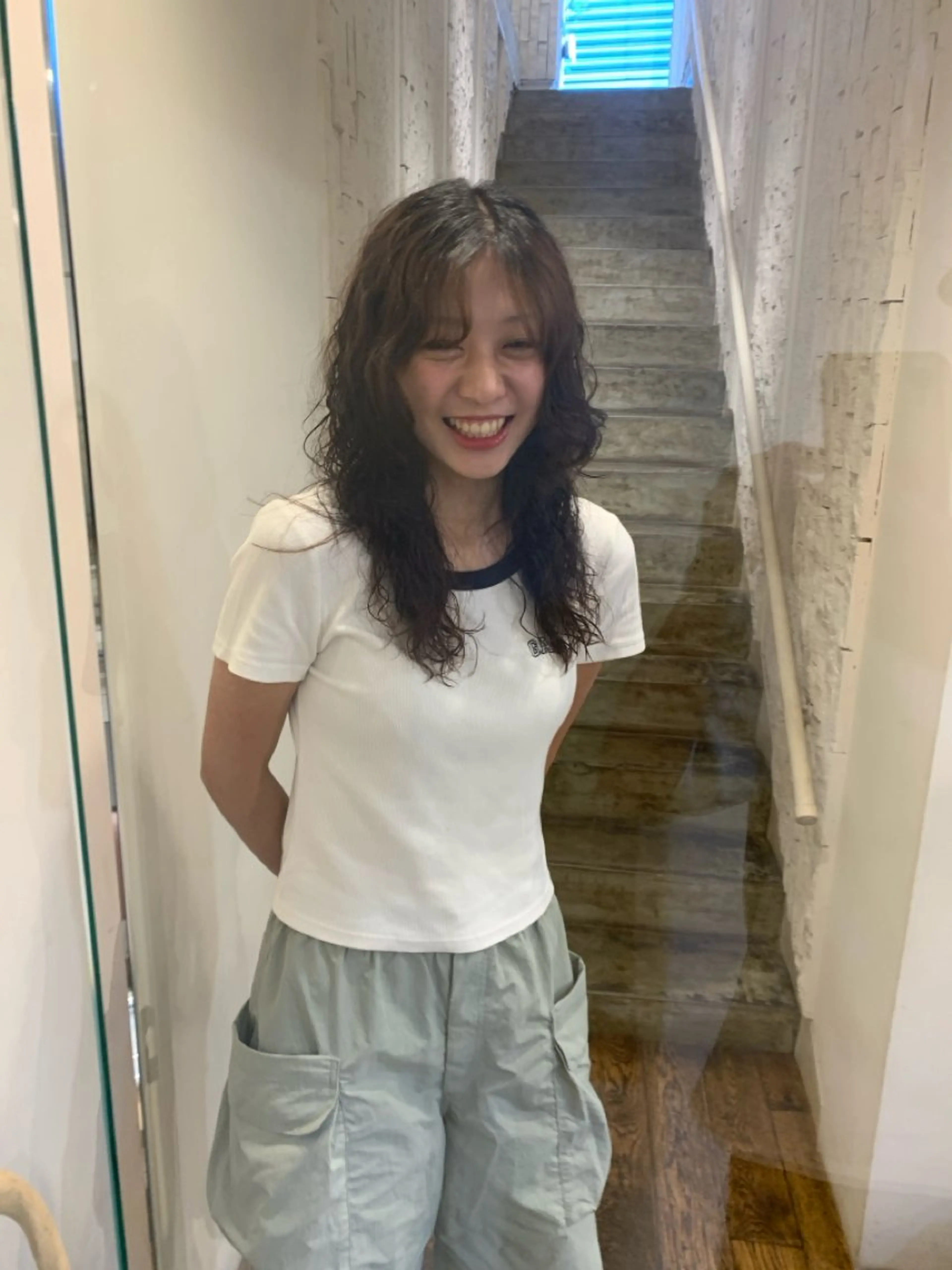 ミディアム パーマ 【takk】 ナカヤママサヨシのヘアスタイル