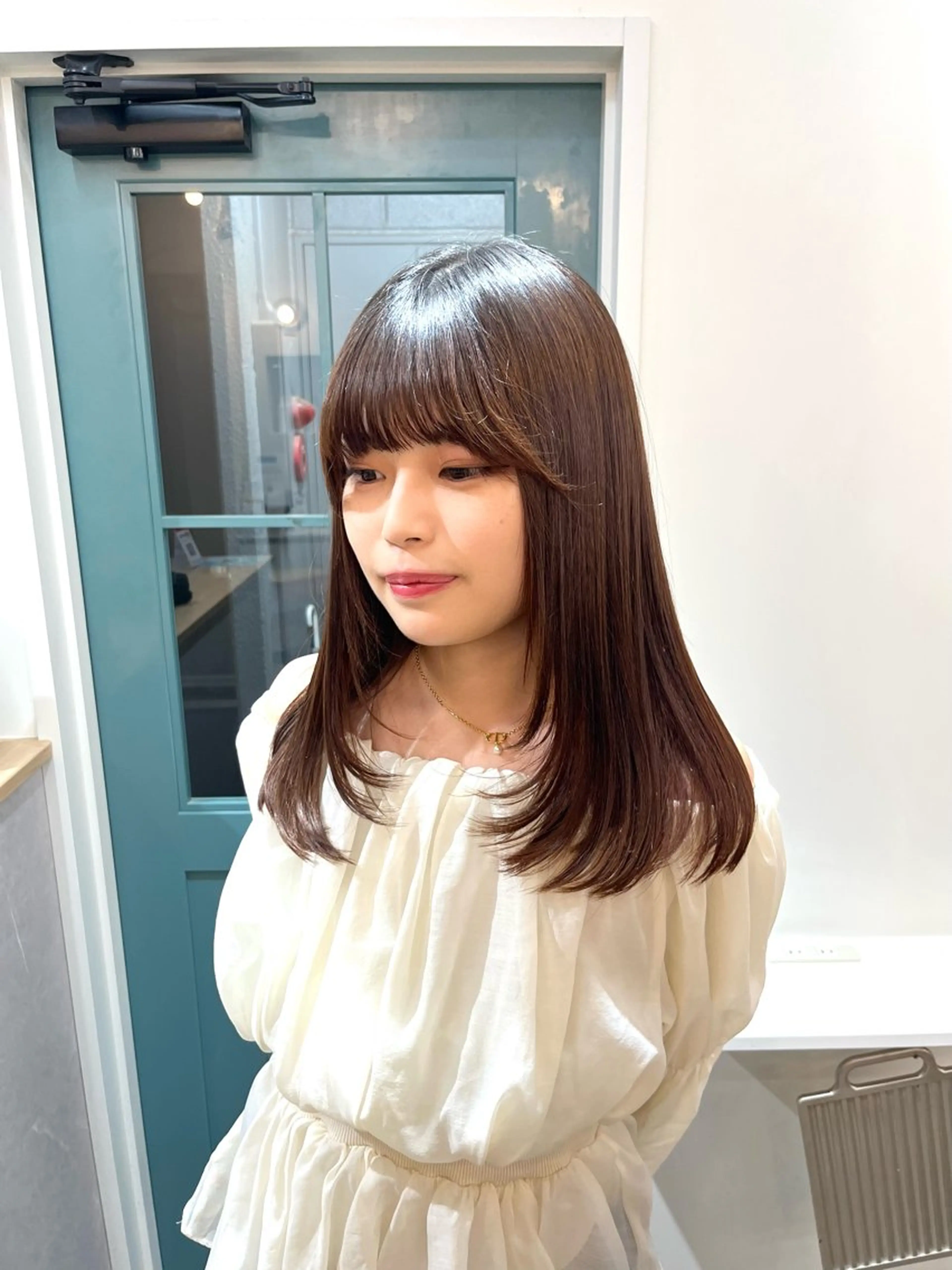 ロング パーマ 縮毛矯正 【혁명】さら/사라: Korean🍀のヘアスタイル