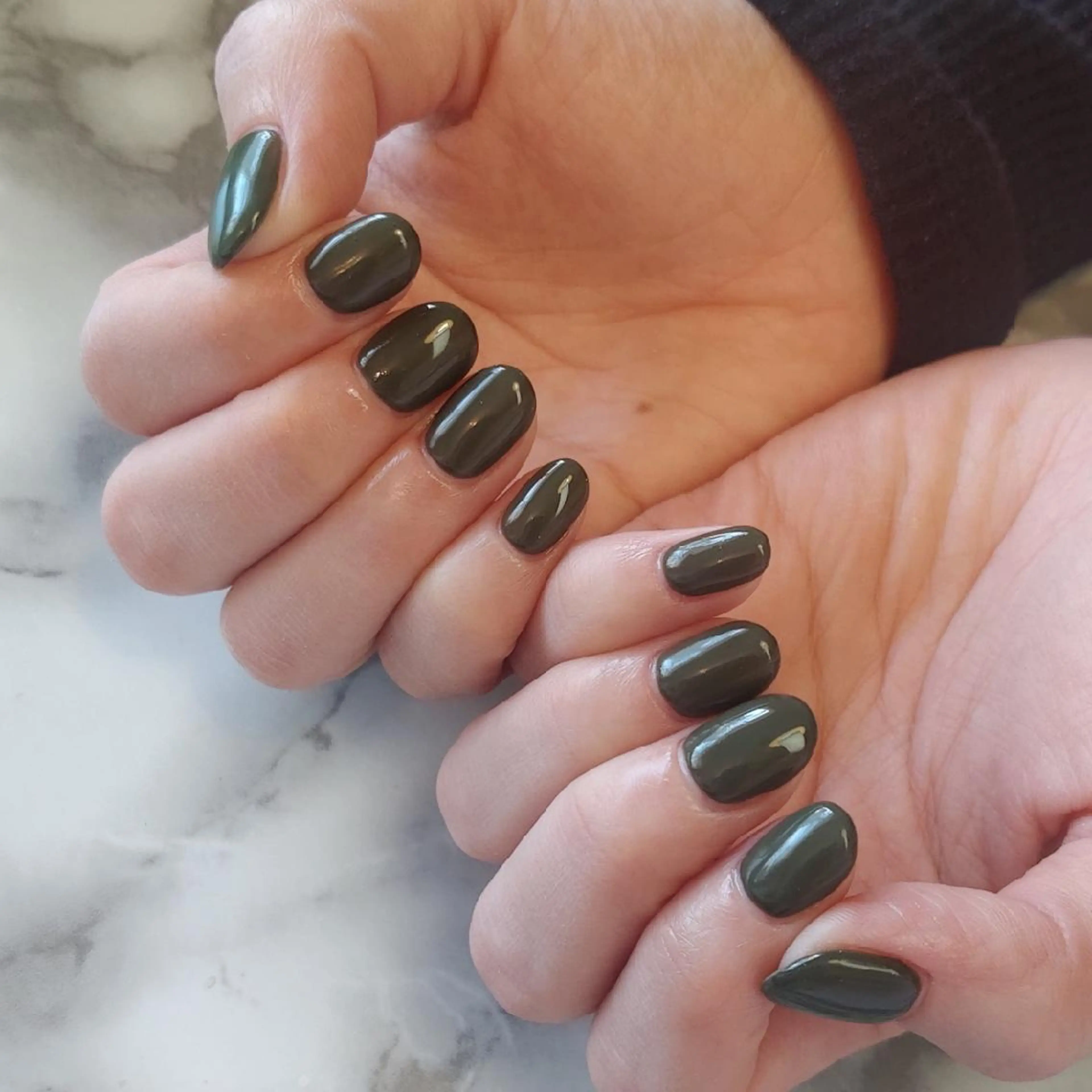 ネイル ワンカラーネイル ジェヌインネイル 河内のネイルデザイン