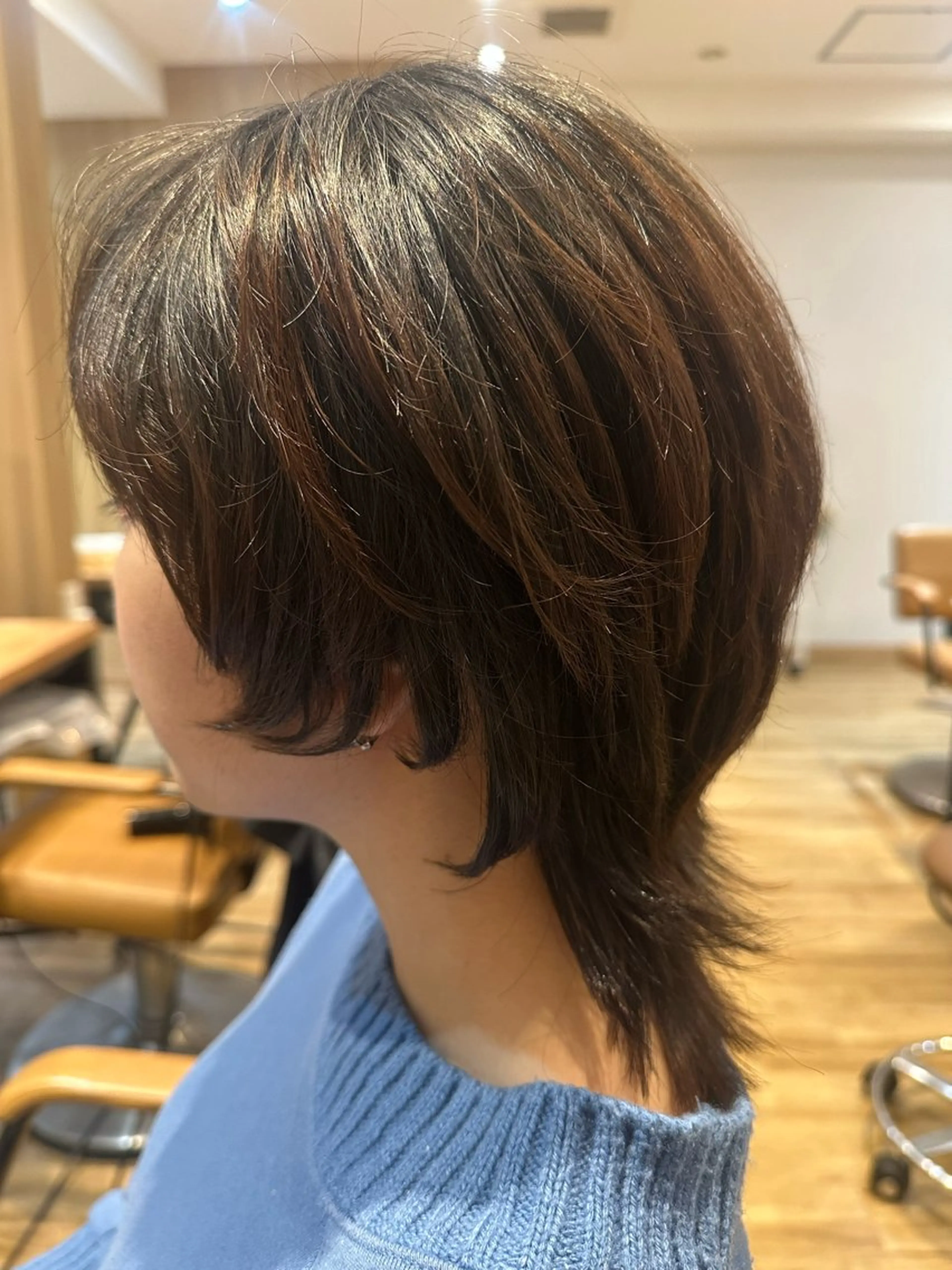 ショート カラー メンズ メンズウルフカット ウルフカット カット ✨✂️Nori ✂️✨のヘアスタイル