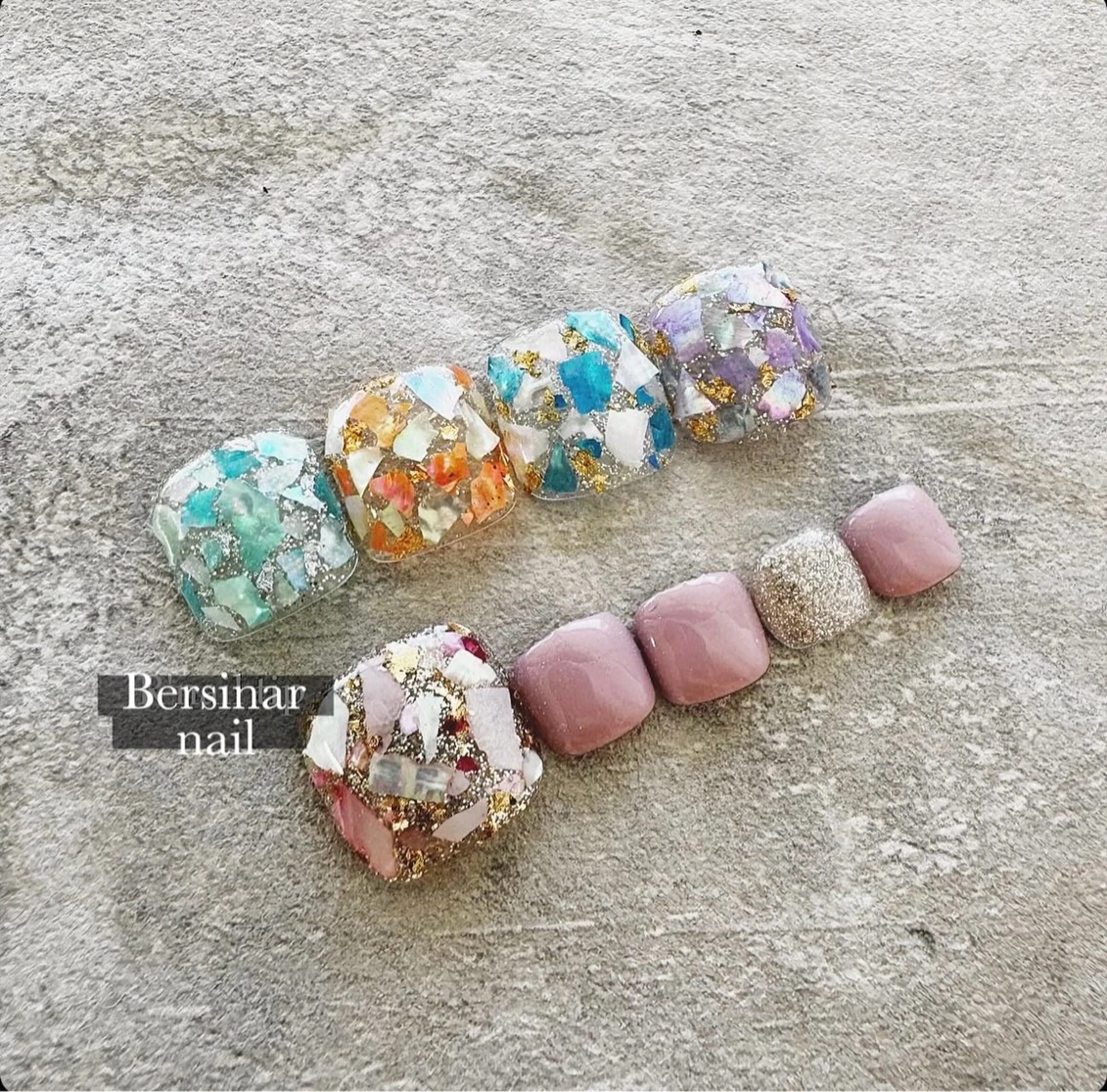 ネイル フットネイル Bersinar nail(rina)のネイルデザイン