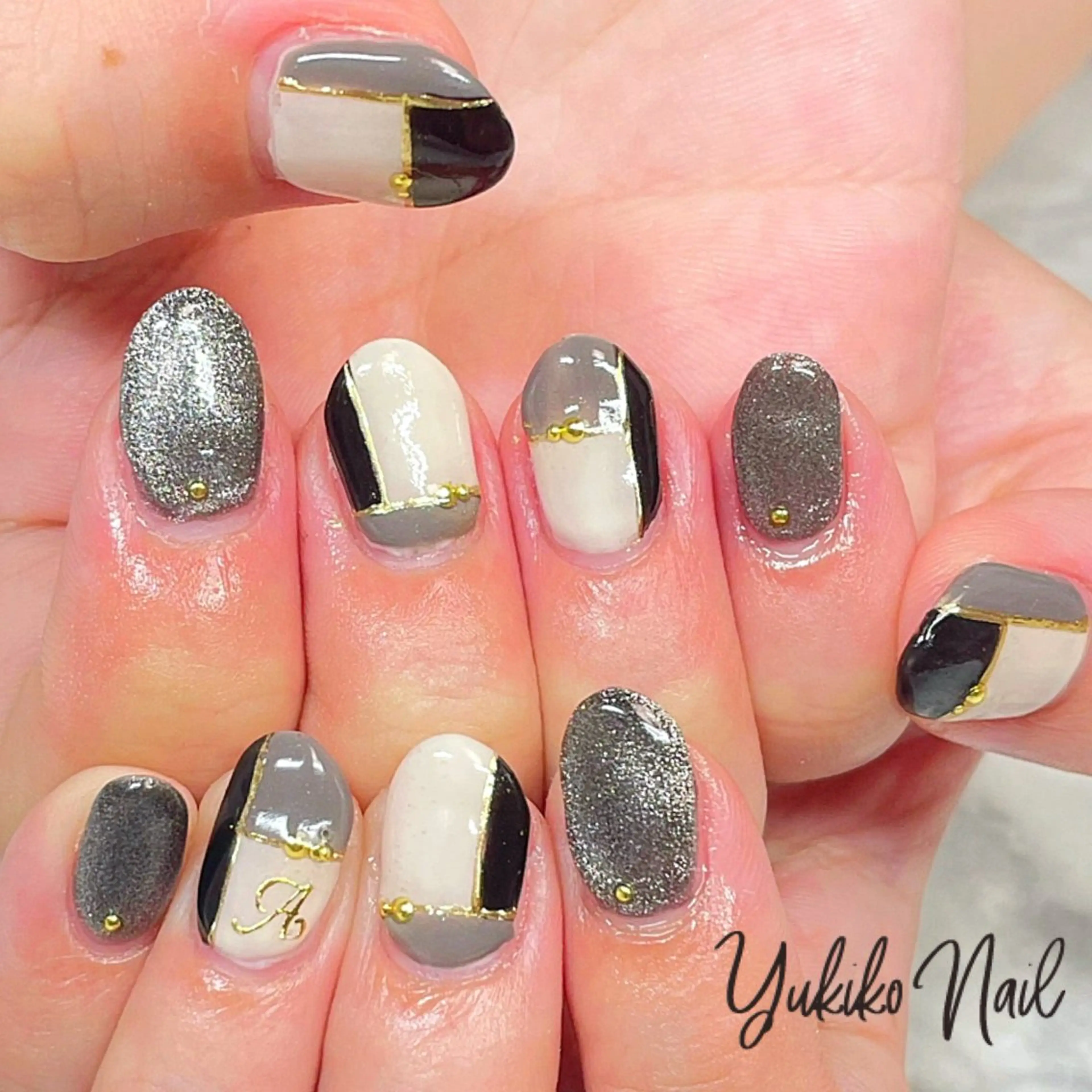 ネイル マグネットネイル ハンドネイル ユキコ ネイルのネイルデザイン