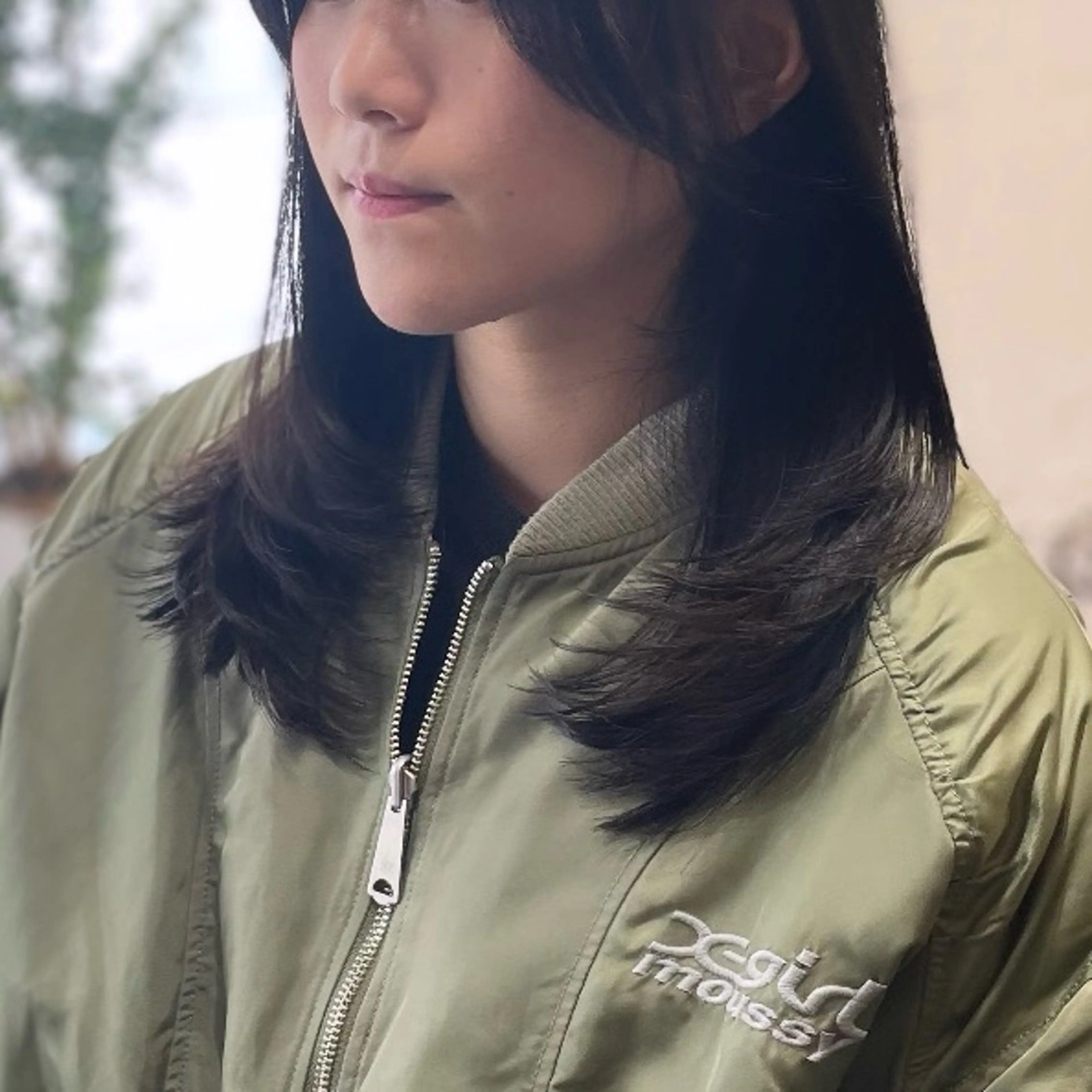 セミロング カラー レイヤーカット カット ヘアカラー Rui/透明感カラー 暖色/レイヤーカットのヘアスタイル