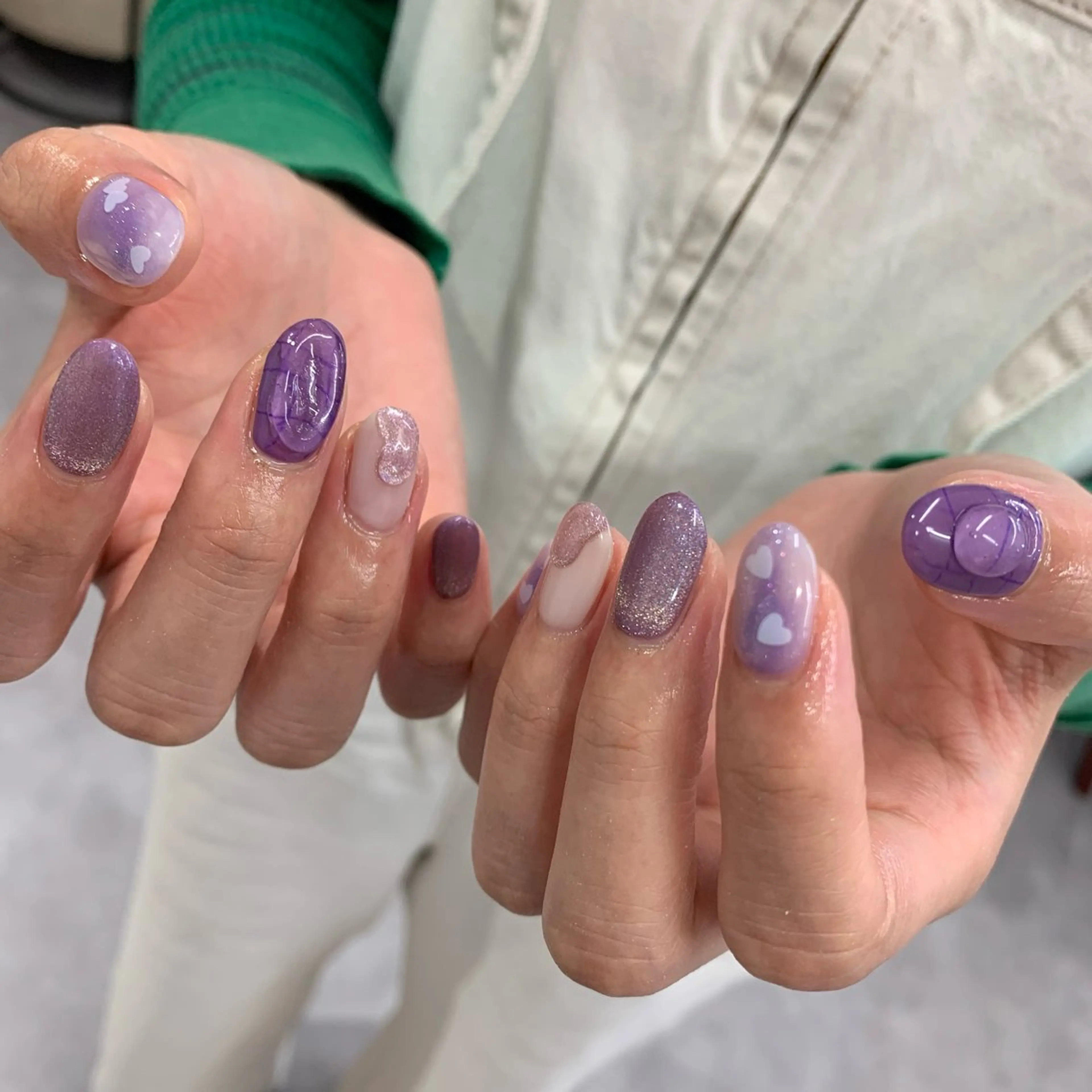 ネイル 春ネイル マキノ ユイのネイルデザイン