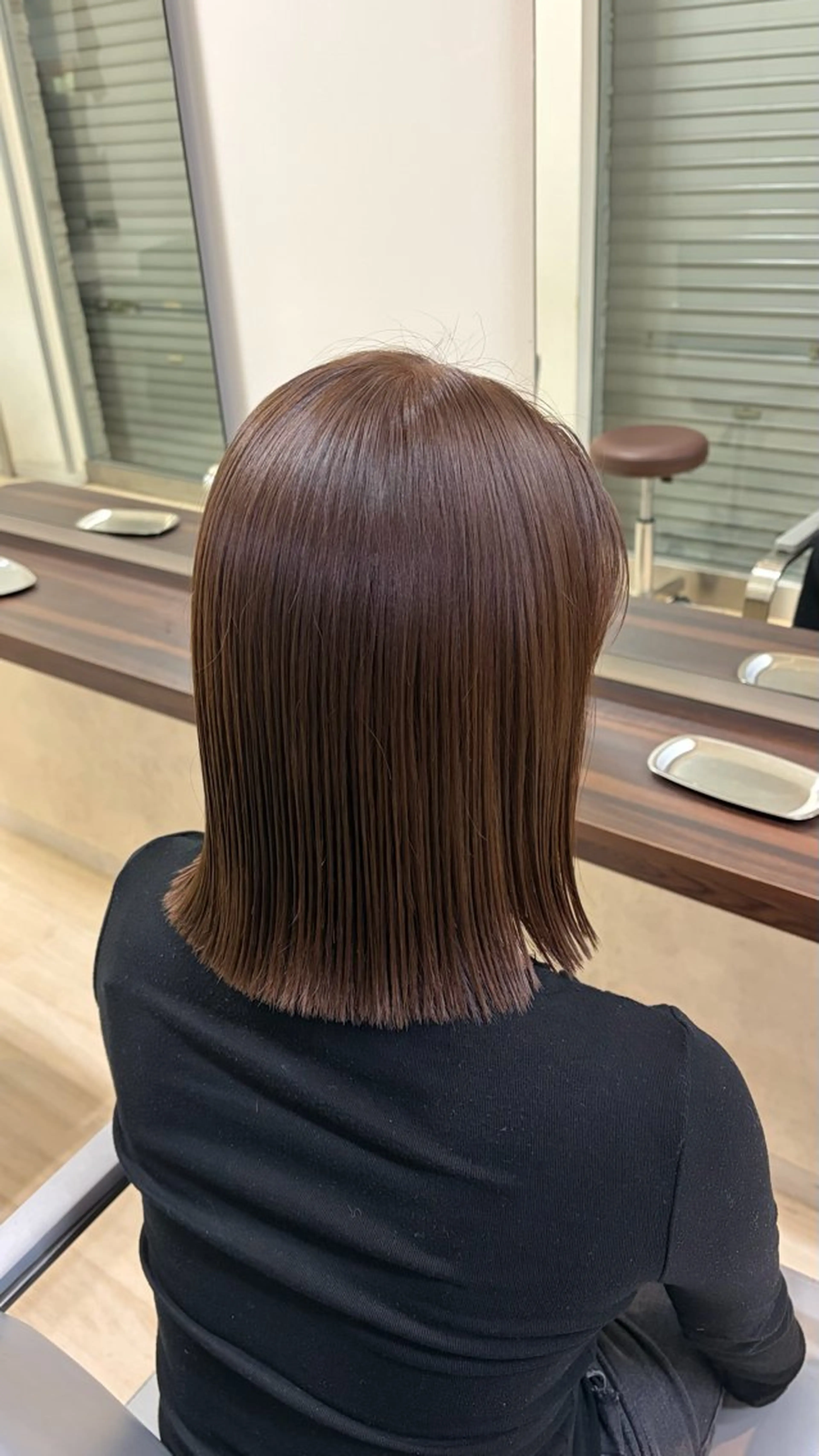 ミディアム ヘアカラー TIDEHAIR Hanaのヘアスタイル