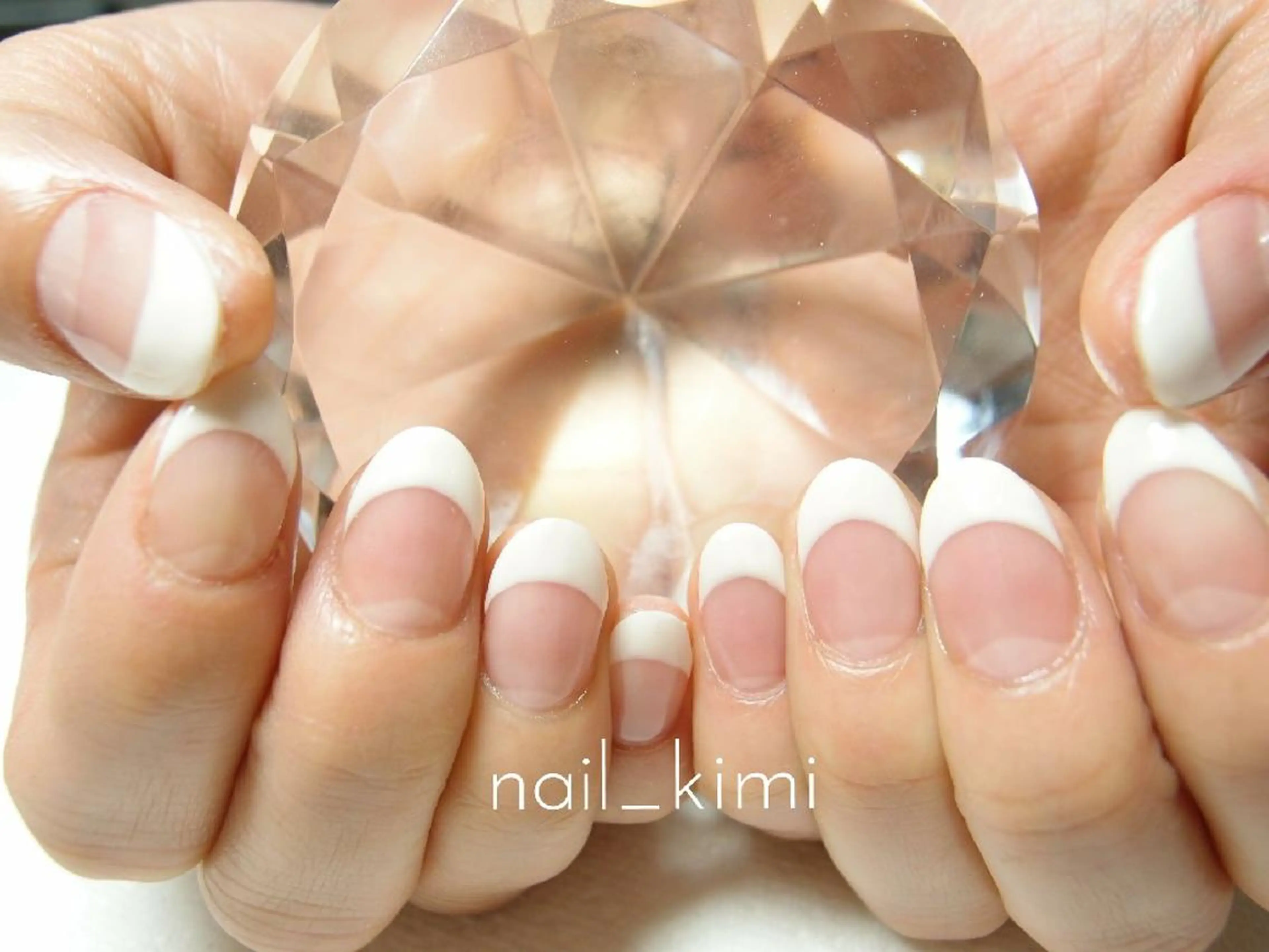 ネイル フレンチネイル ハンドネイル ETHOSENSE. kimikaのネイルデザイン