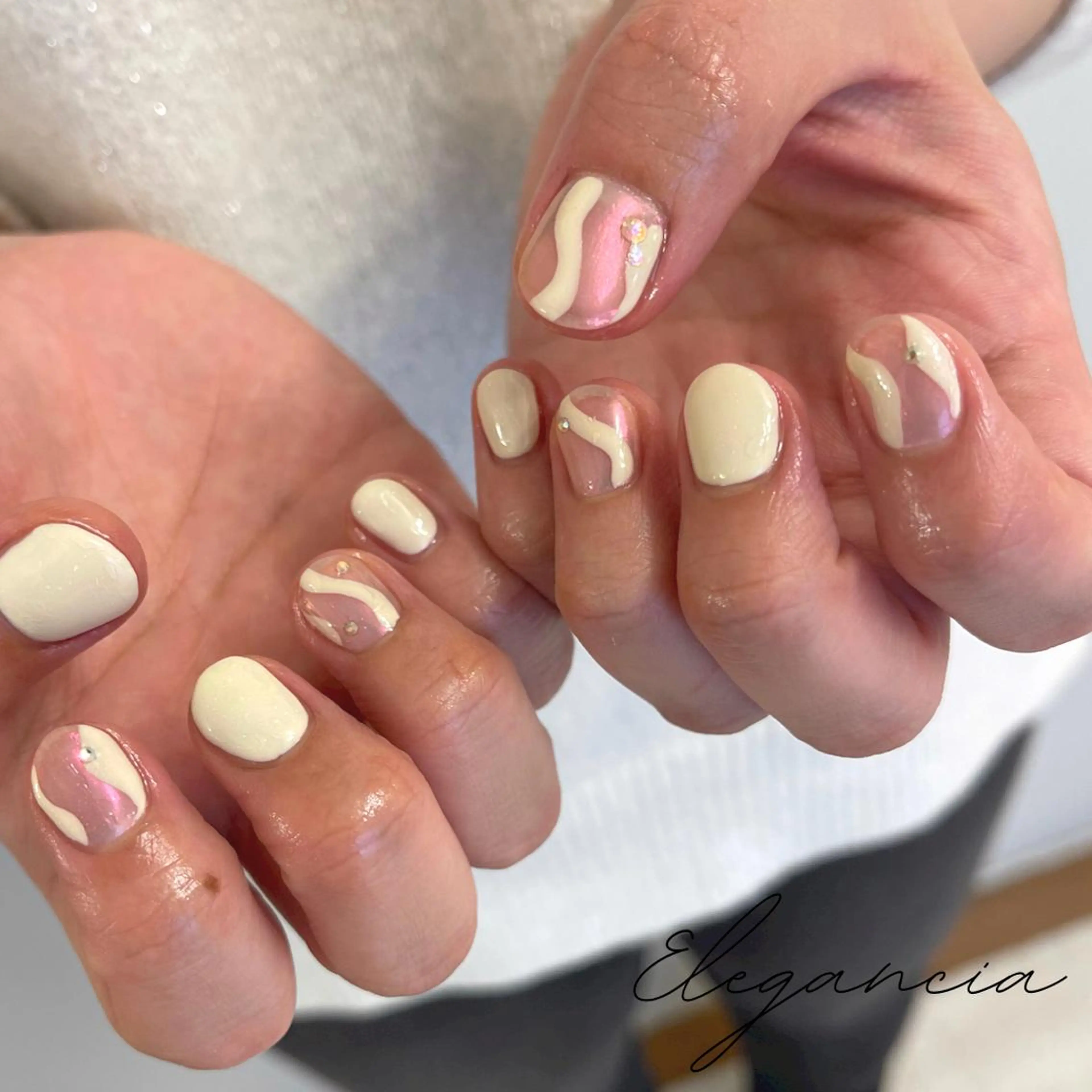 カラー ネイル ハンドネイル Elegancia. Hiromiのネイルデザイン