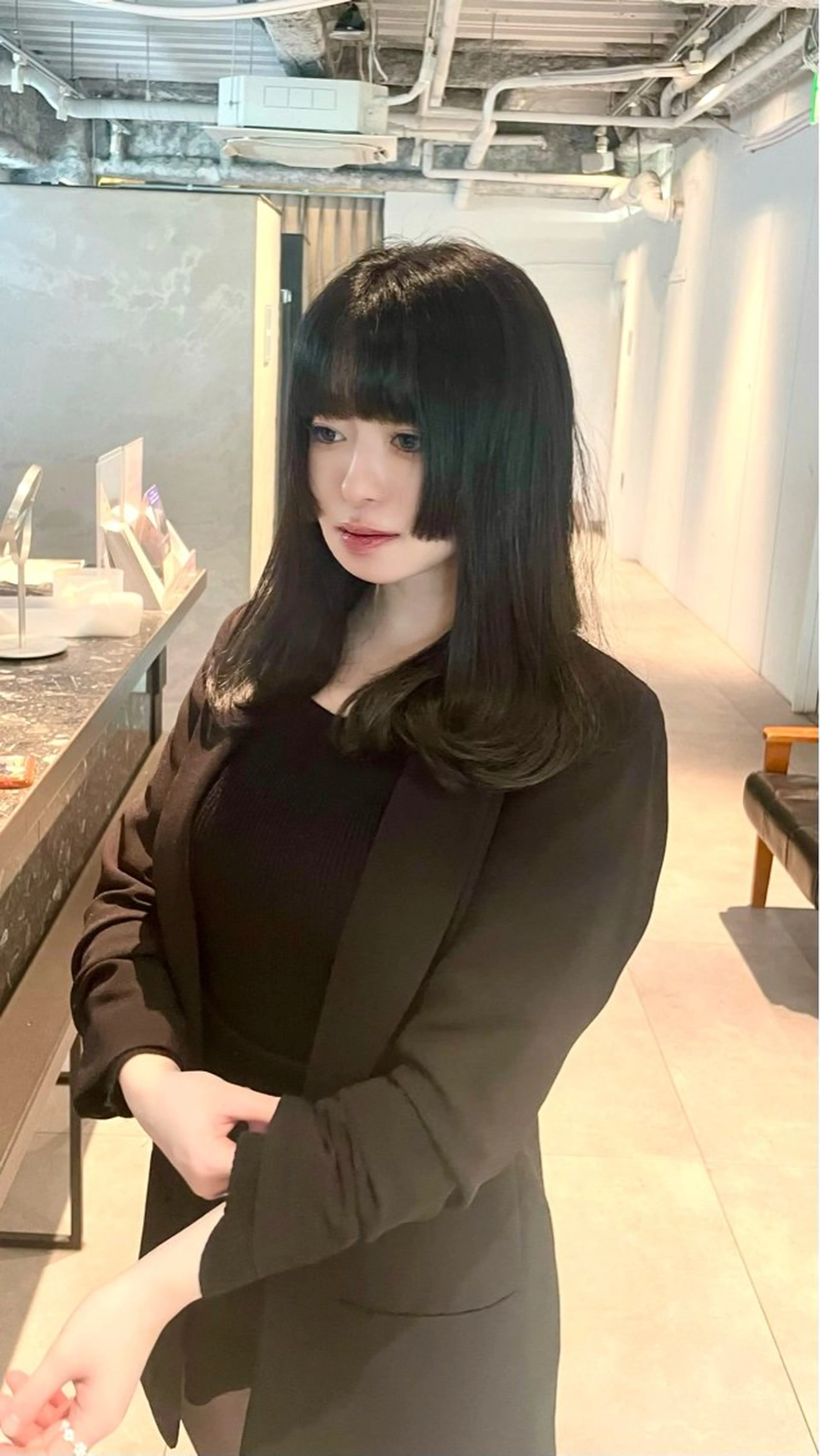 ミディアム CHERIM ❤️‍🔥新家光葉のヘアスタイル