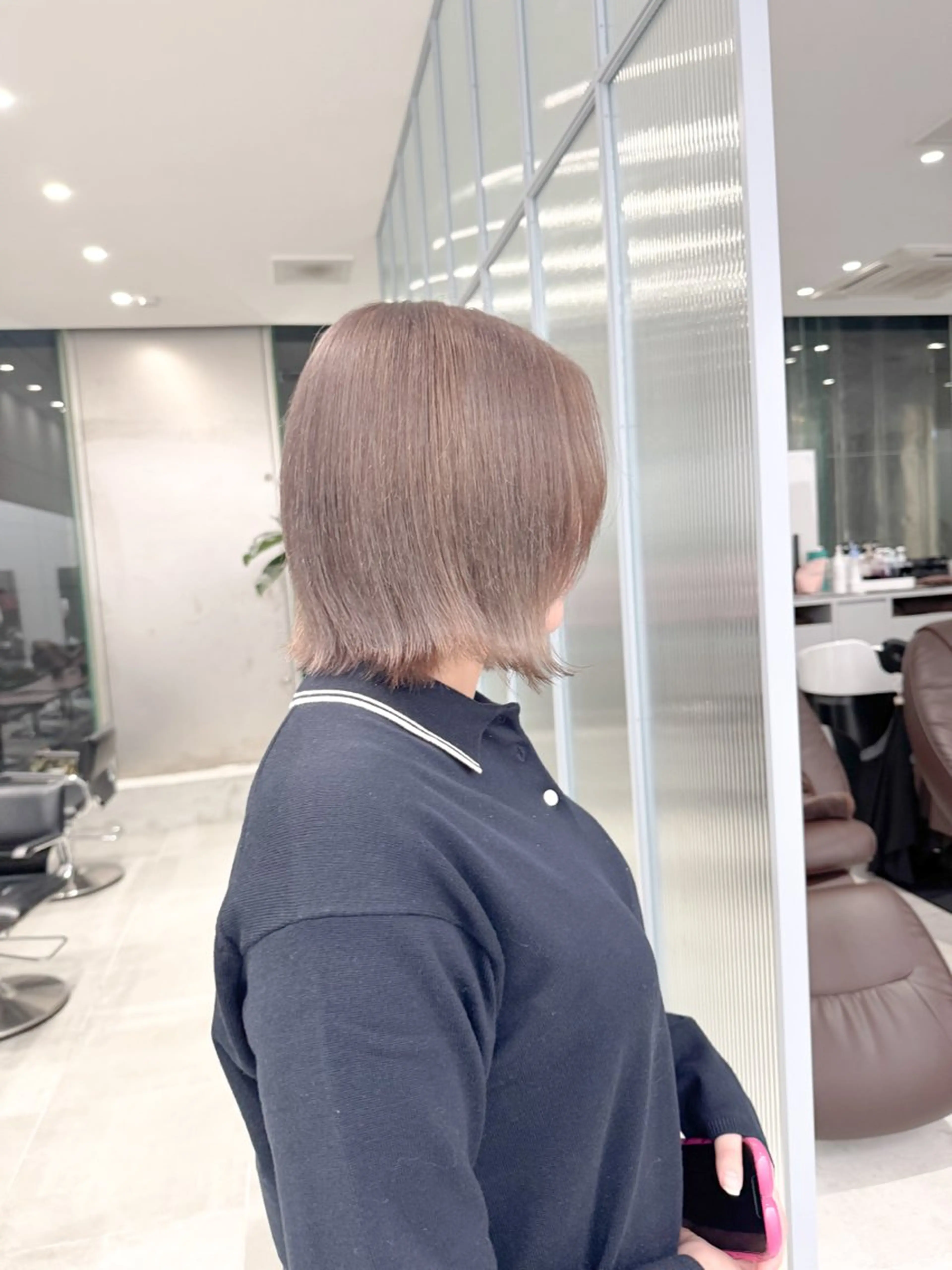 カラー ヘアカラー ひかり／ベージュ ／似合わせカットのヘアスタイル