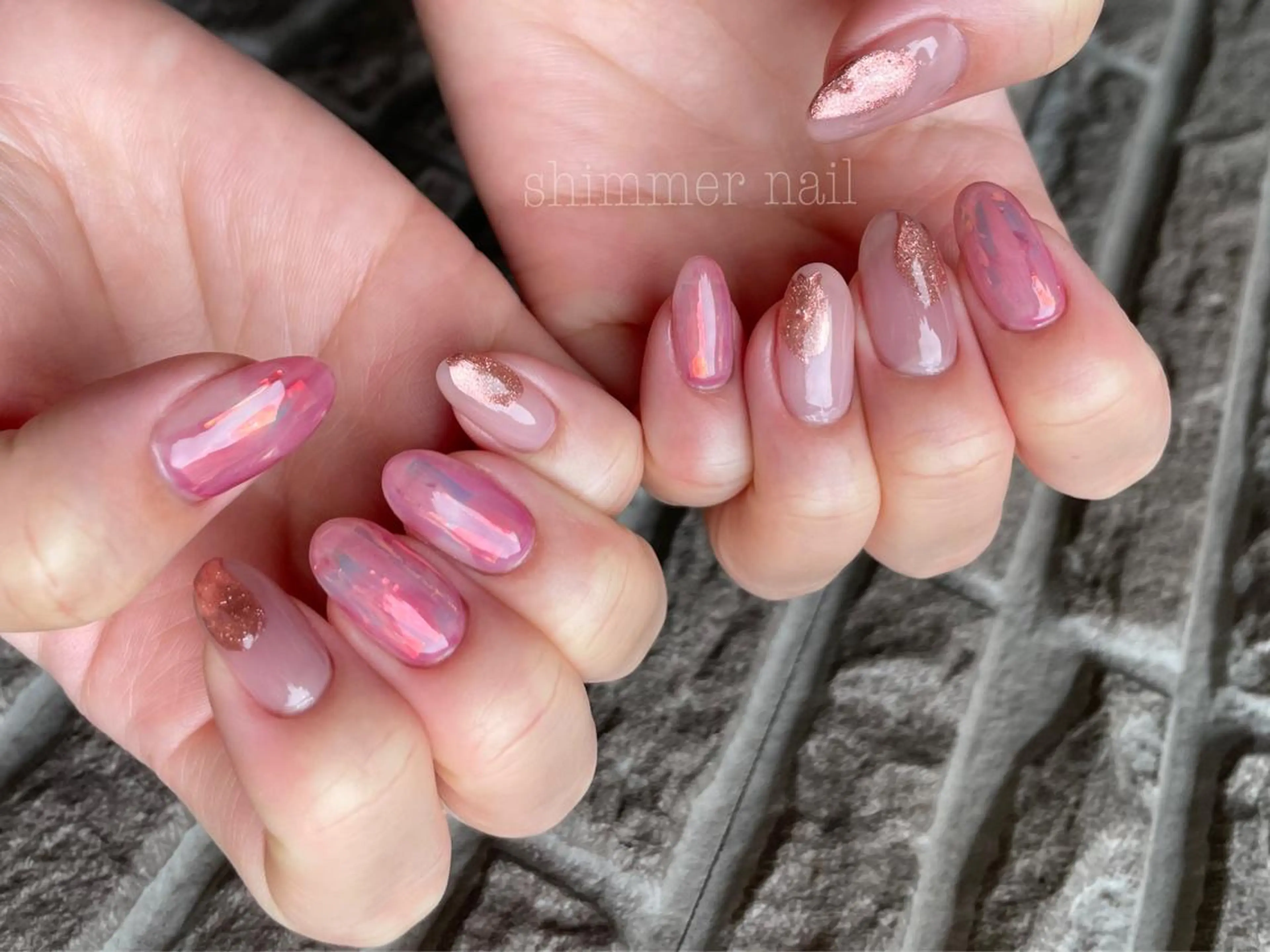 ネイル ハンドネイル Shimmer Nail⋆*✩のネイルデザイン