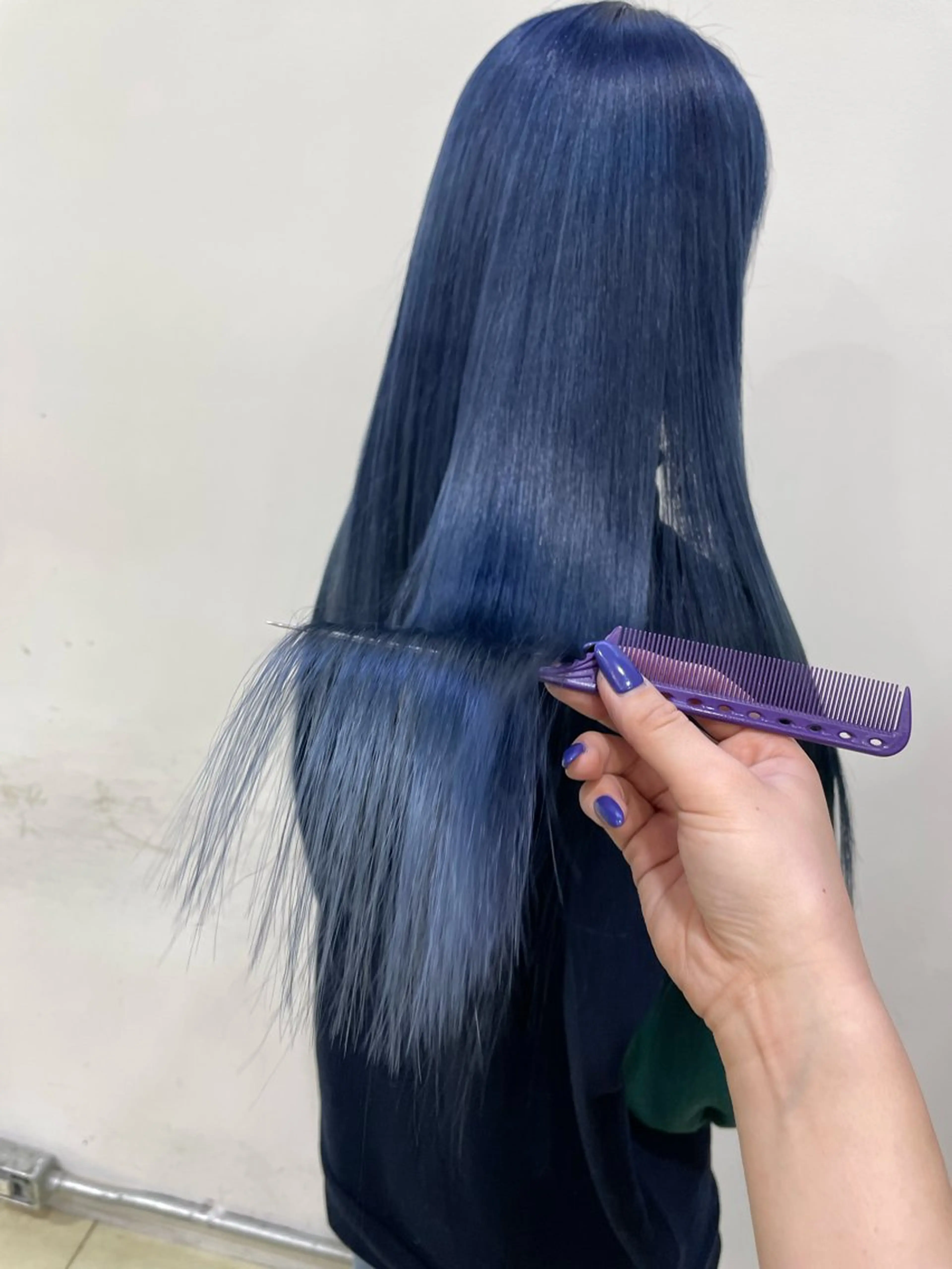 ロング カラー トリートメント レイヤー／マツエク 💋𝑨𝑵𝑵𝑨のヘアスタイル