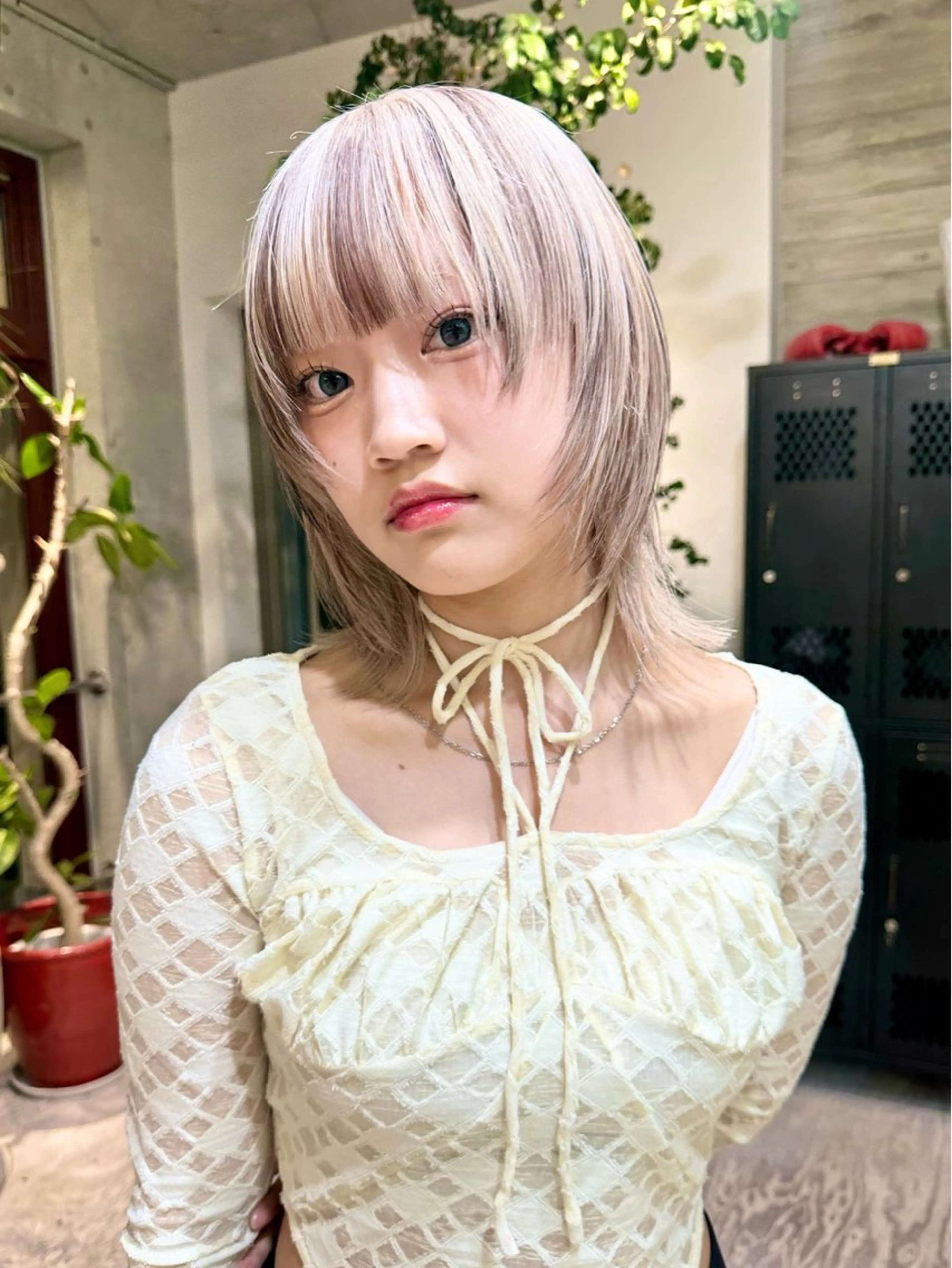 ショート カラー ヘアカラー トリートメント ヘッドスパ ヘアセット kai .のヘアスタイル