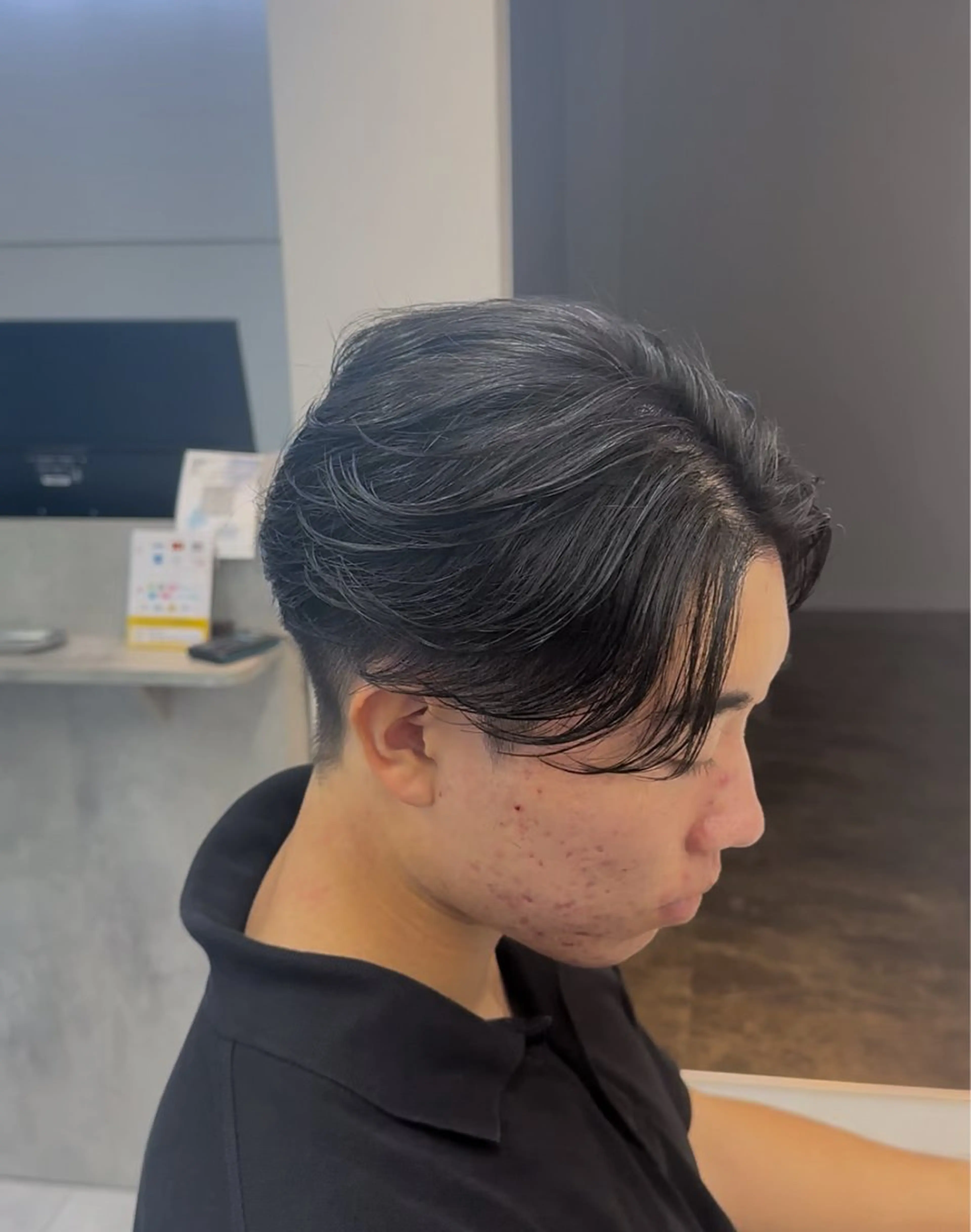 メンズ カット 縮毛矯正 ニュアンス/フェザー /ウルフ/伶馬のヘアスタイル