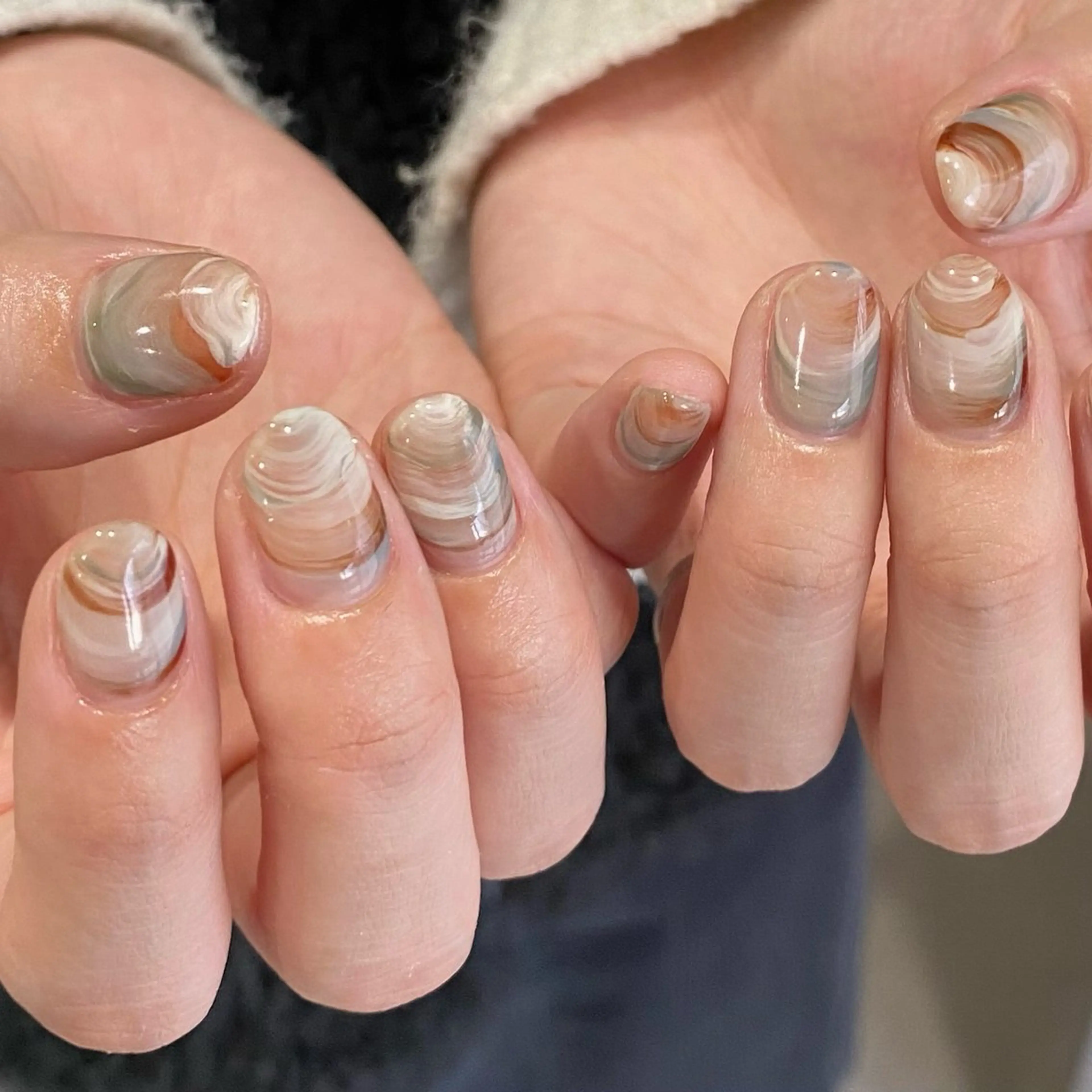 ネイル ハンドネイル NUE rico / ニュアンスネイルのネイルデザイン