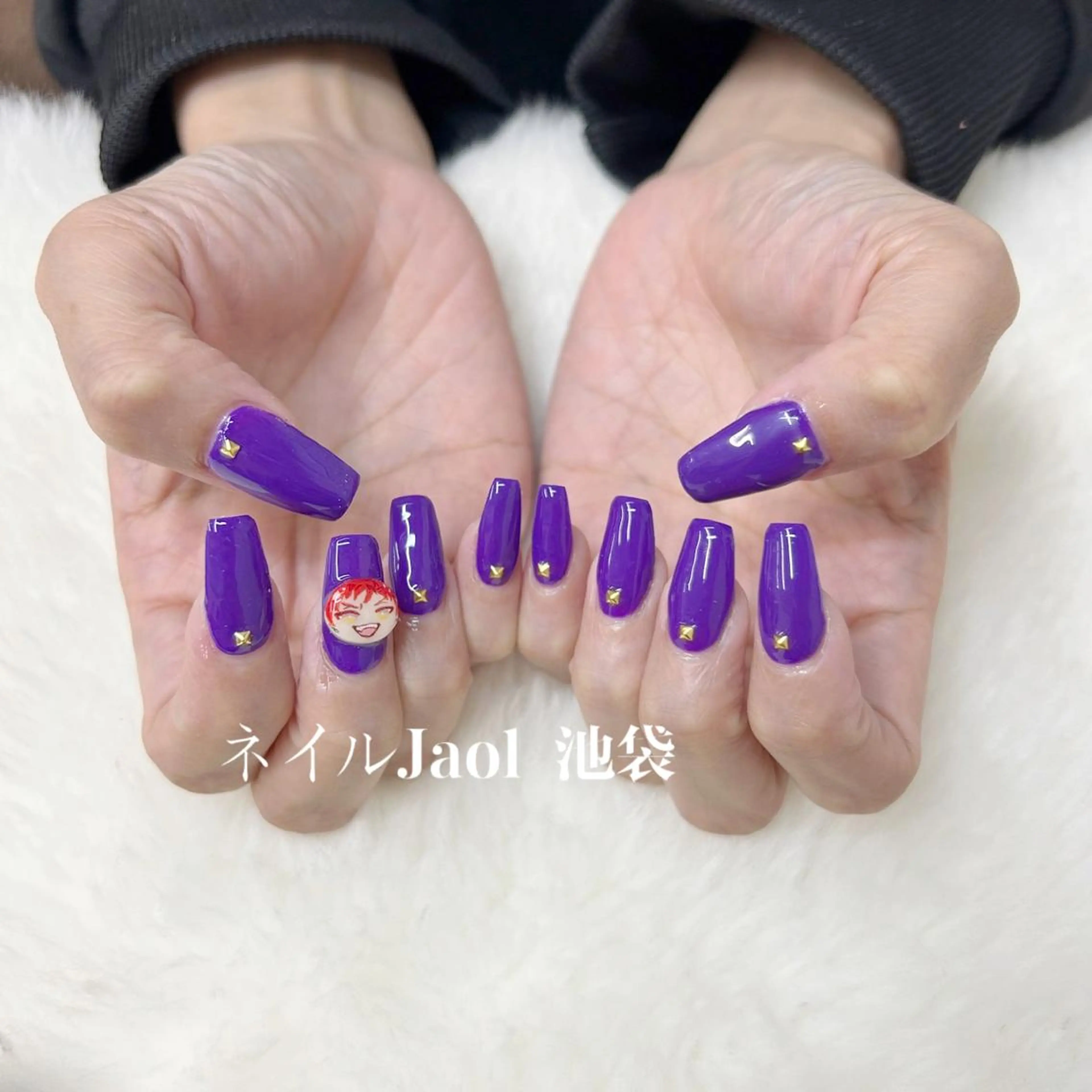 ロング ハンドネイル ネイルJaol 池袋のネイルデザイン