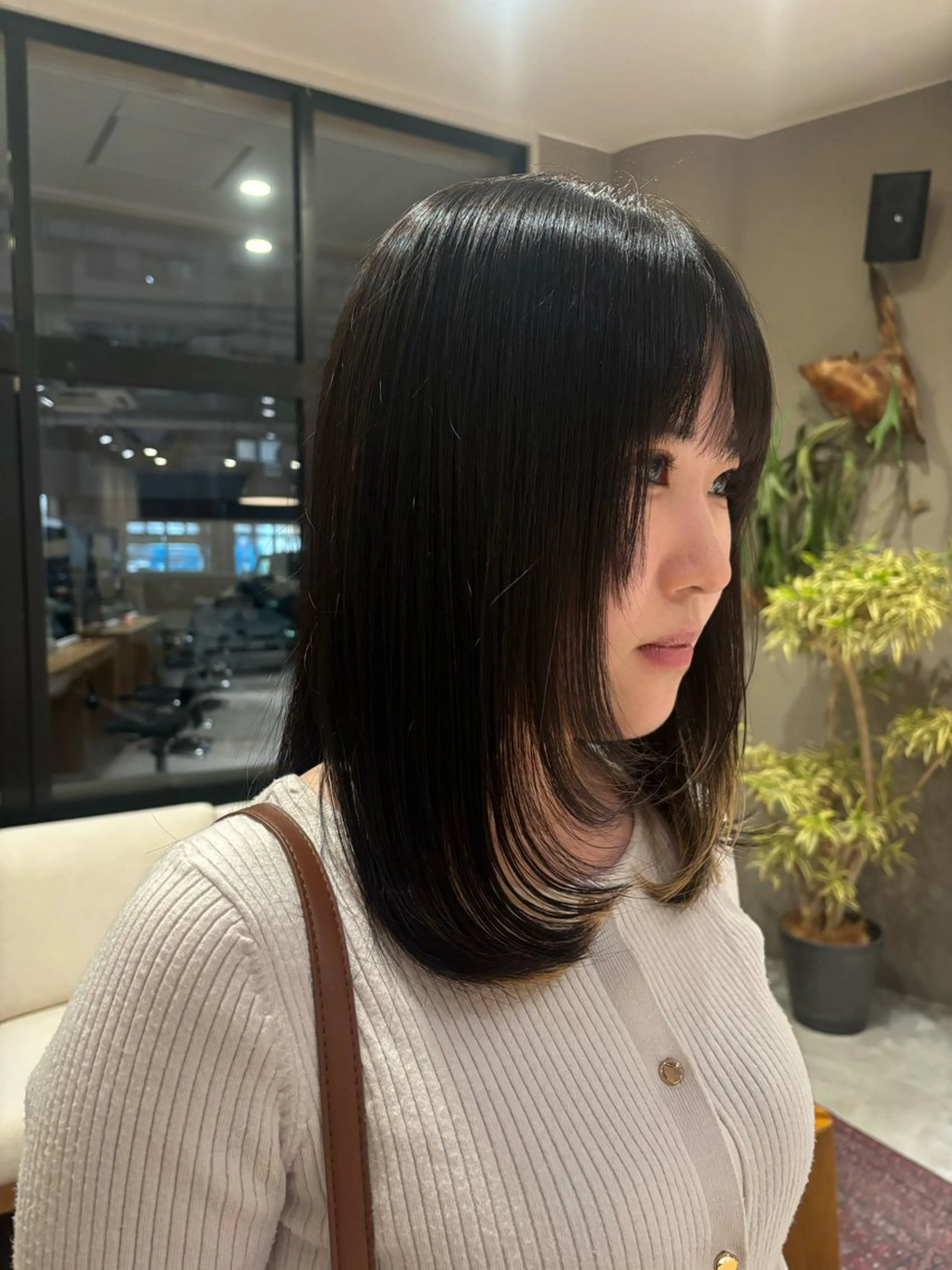 ミディアム レイヤーカット 鳥栖美容室/nir. 美優/ミユのヘアスタイル