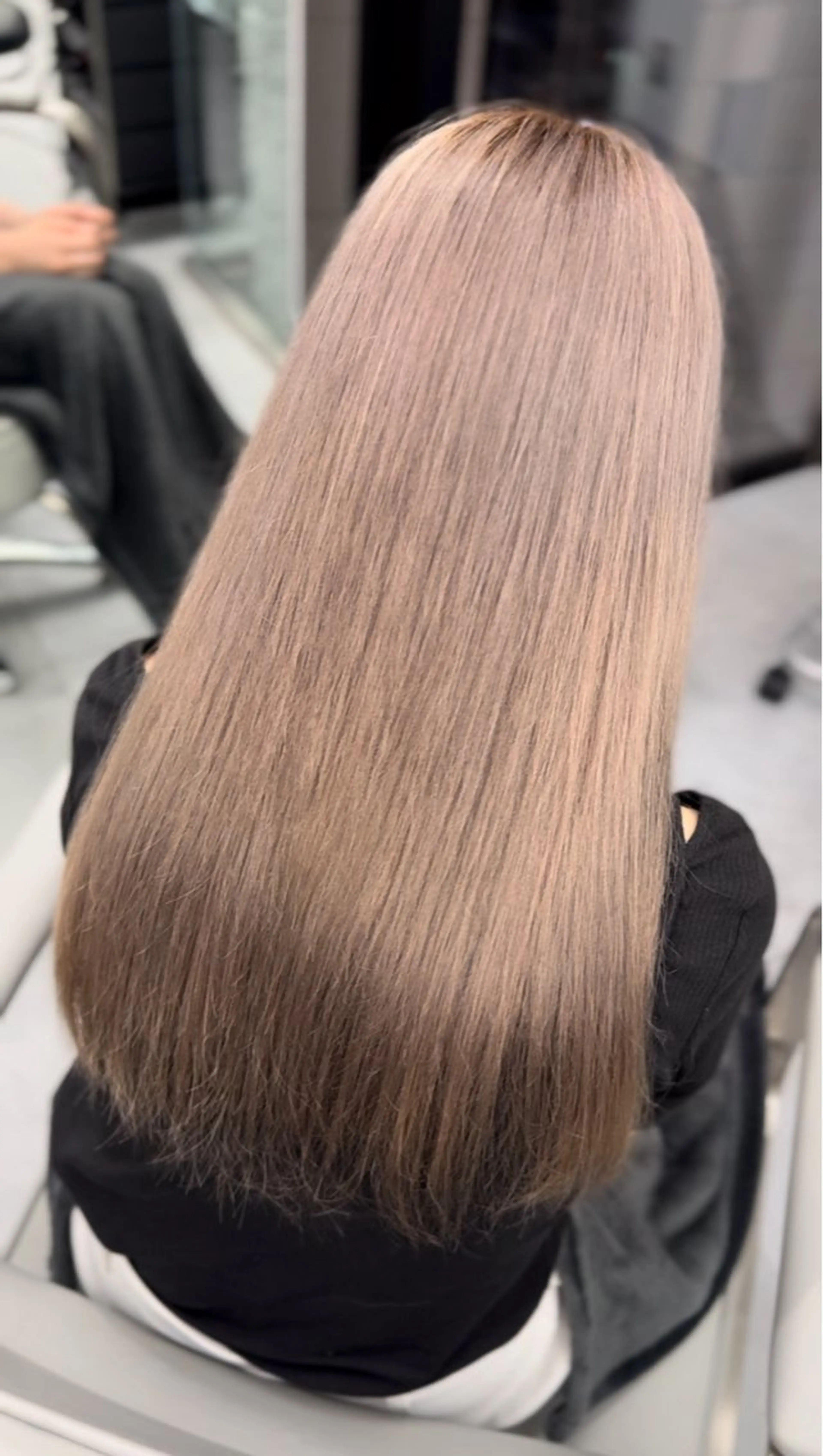 ロング カラー ヘアアレンジ 渋谷のブリーチカラー シェフ🧑🍳蓮のヘアスタイル