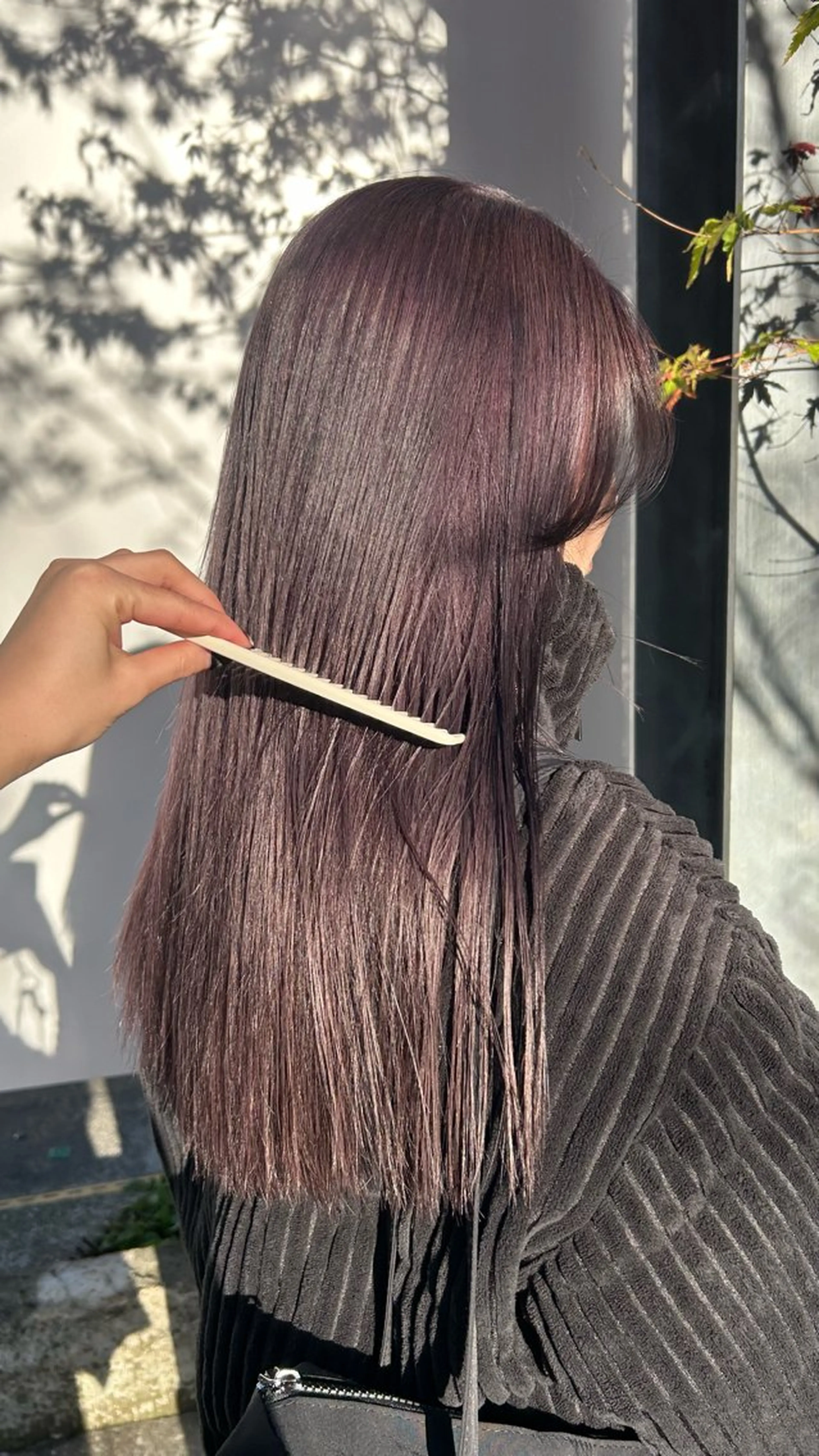 セミロング カラー ヘアカラー じゅわっと暖色カラー 🍊Moemiのヘアスタイル