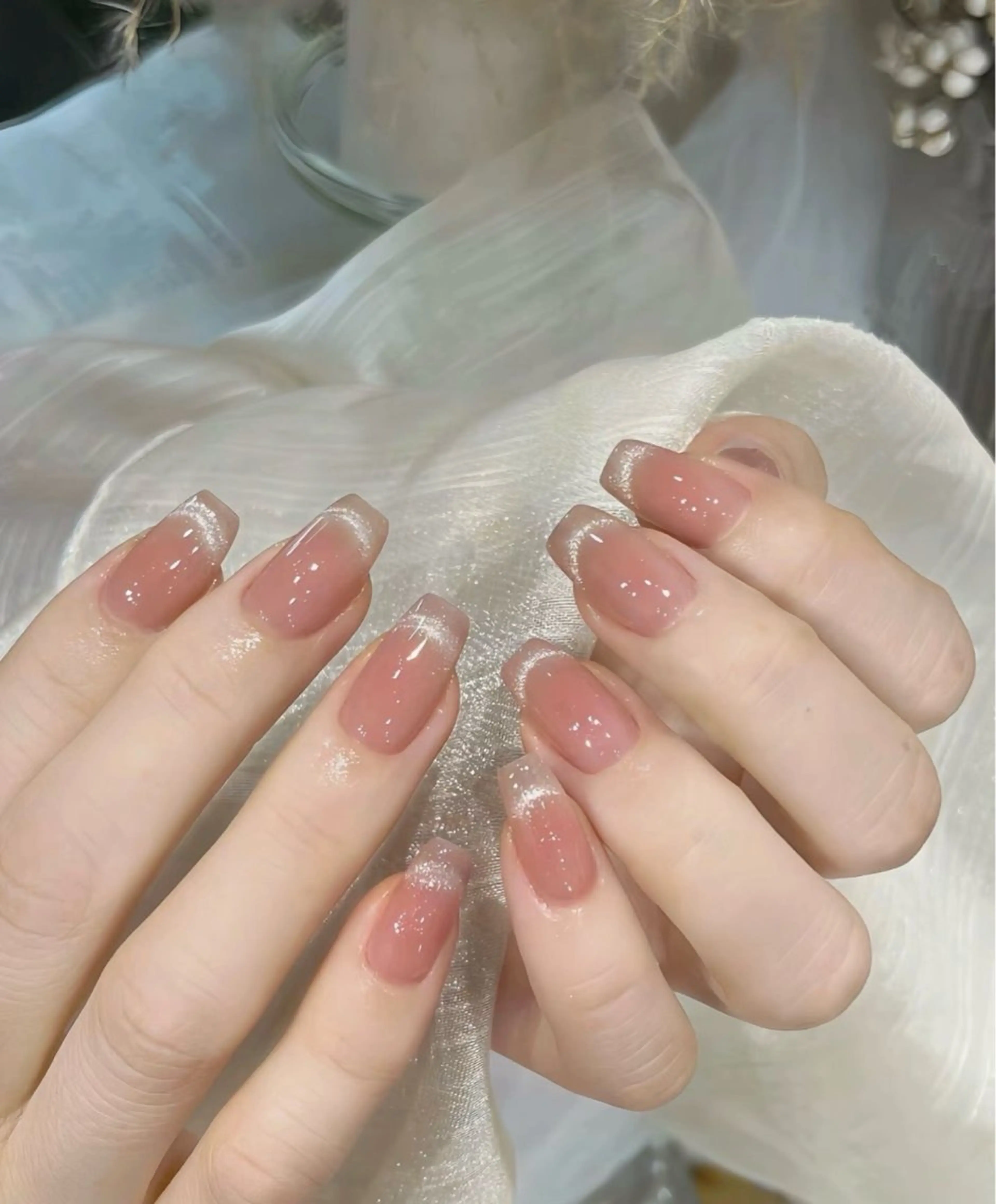 ネイル アートネイル チークネイル 長さ出し フットネイル ジェルネイル 山田 由奈のネイルデザイン