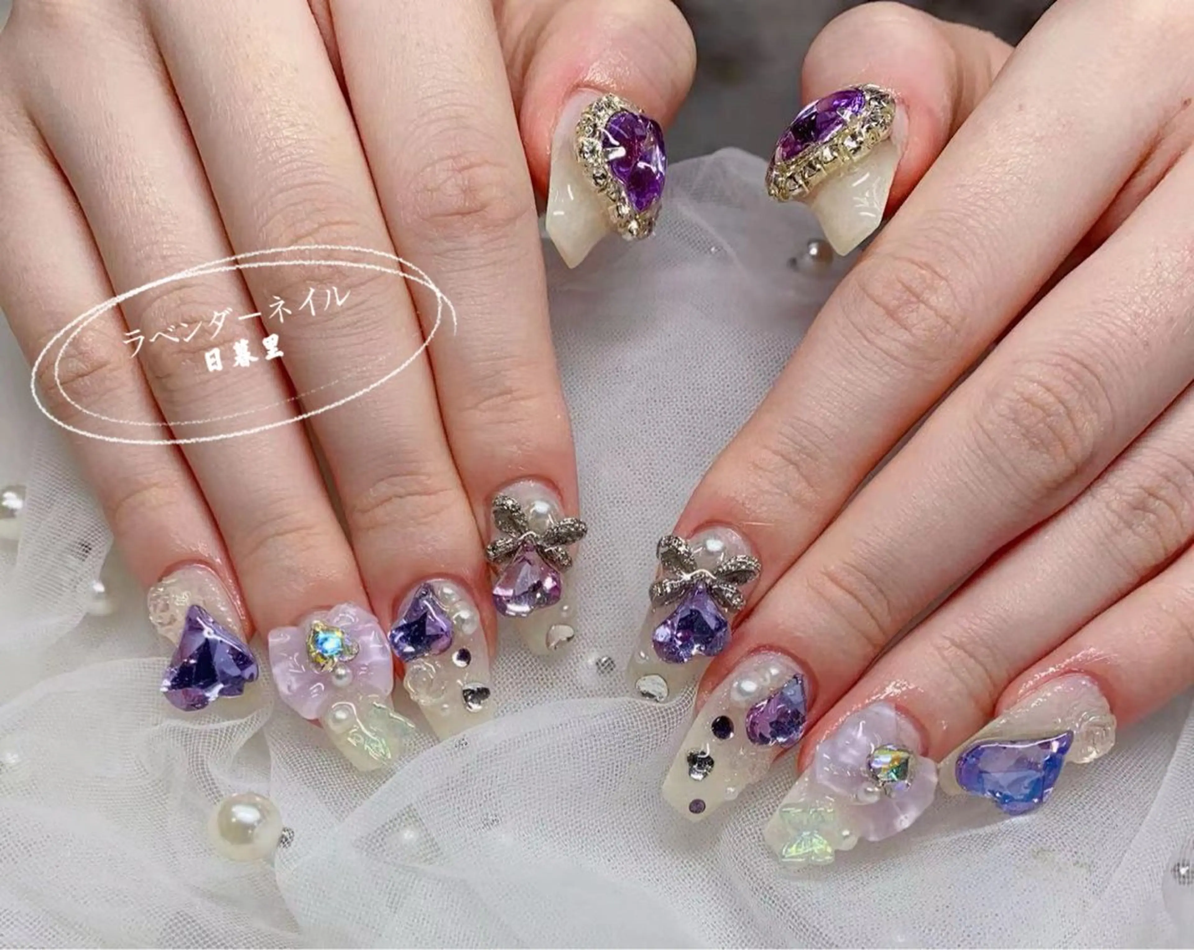 ネイル 日暮里2 lavenderのネイルデザイン