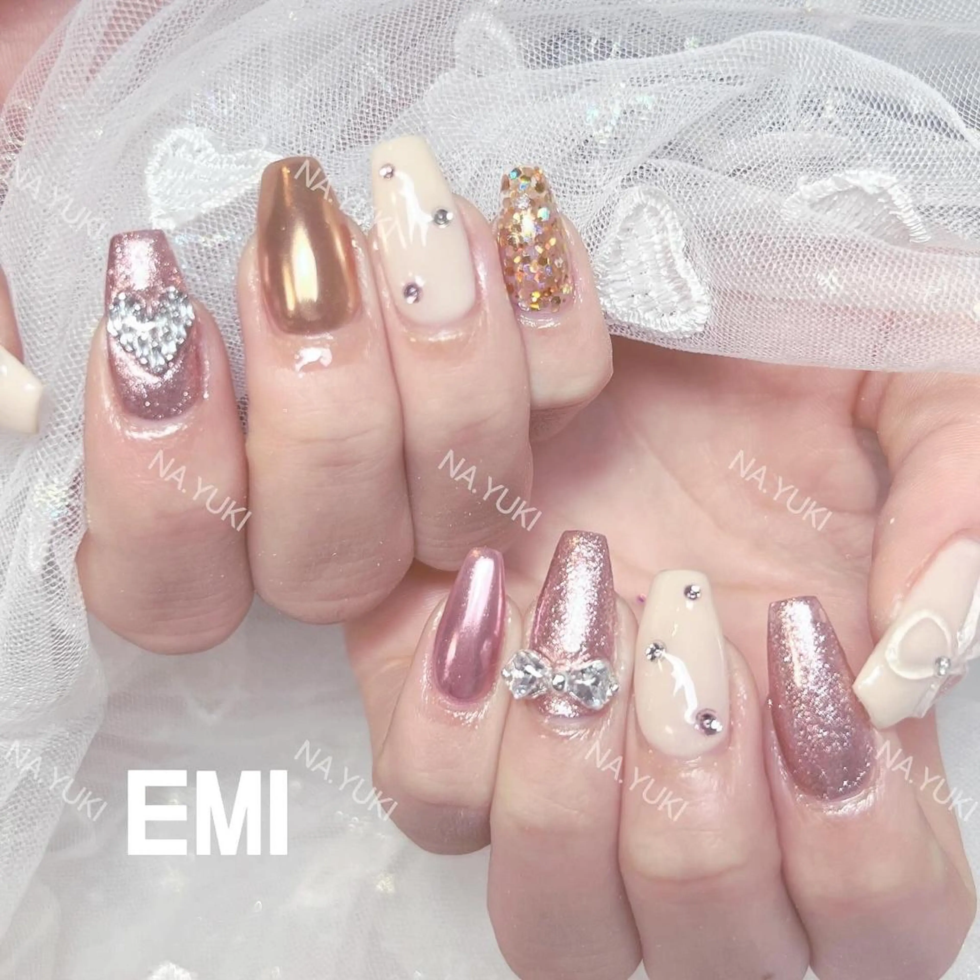 ネイル ハンドネイル ハンドケア YUKI 💗 渋谷店のネイルデザイン