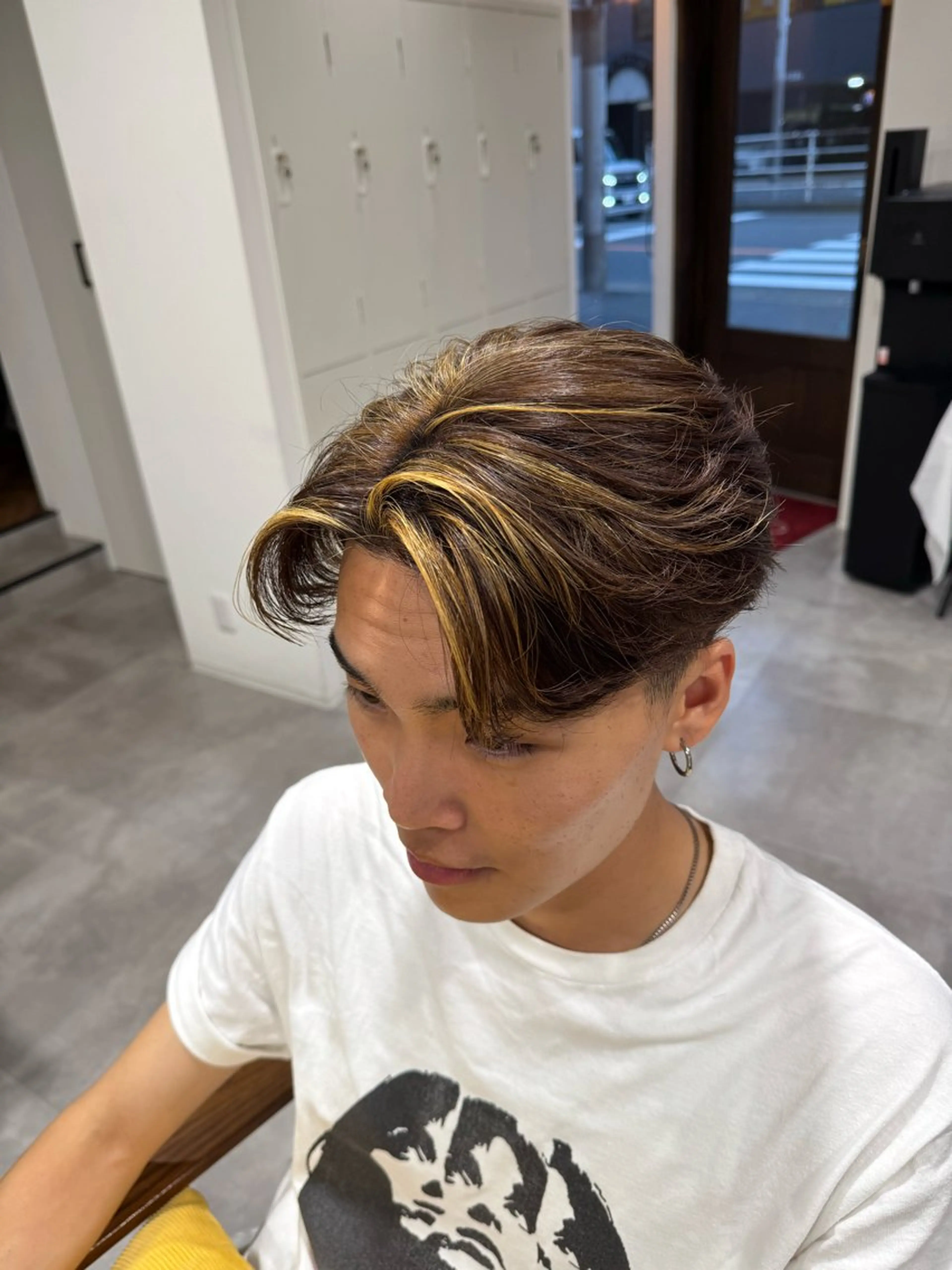 【メンズ限定】骨格矯正カット＋カラー＋ハイライト🔥の写真