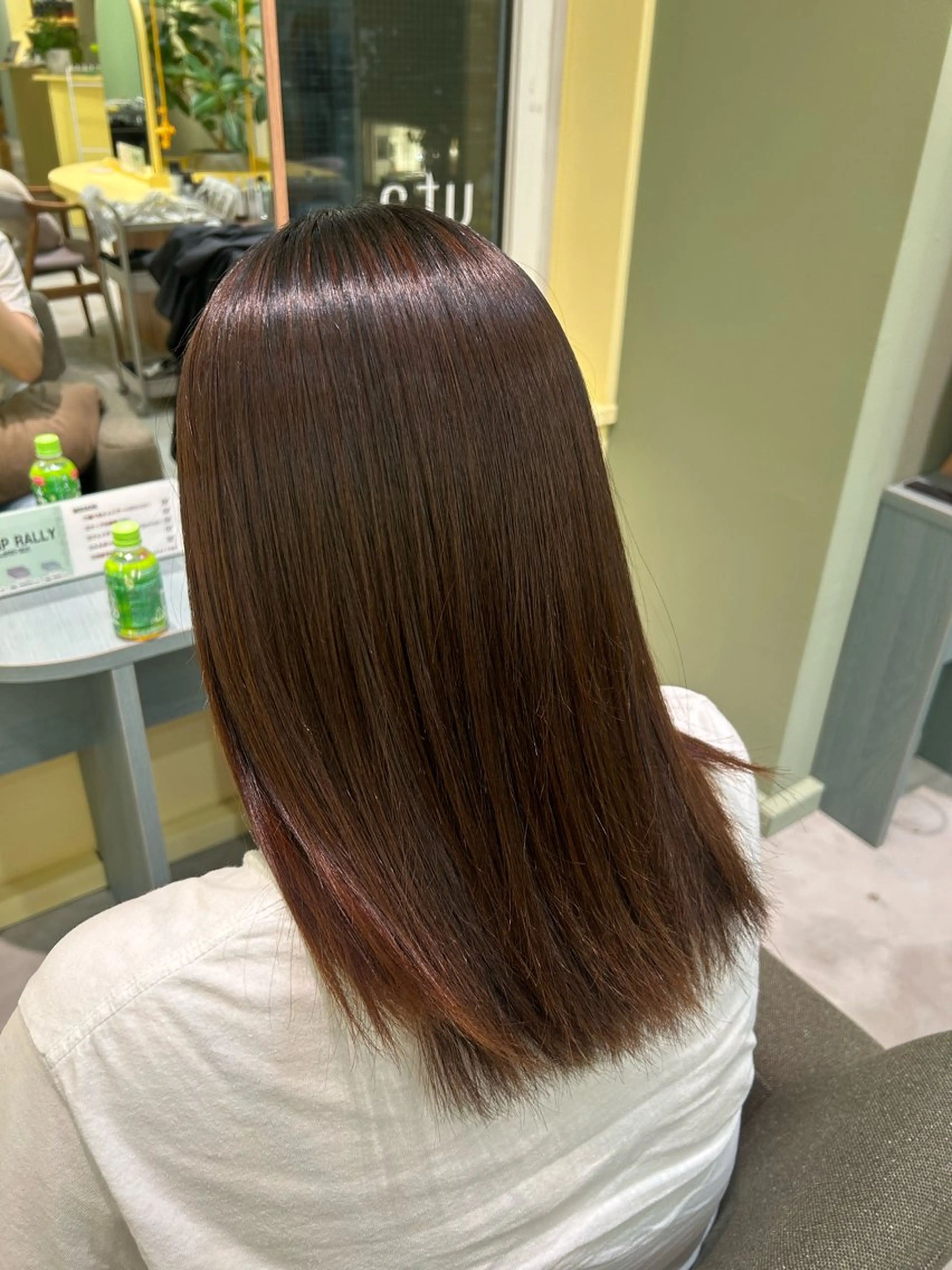 ミディアム 髪質改善 カットモデル募集 トモカのヘアスタイル