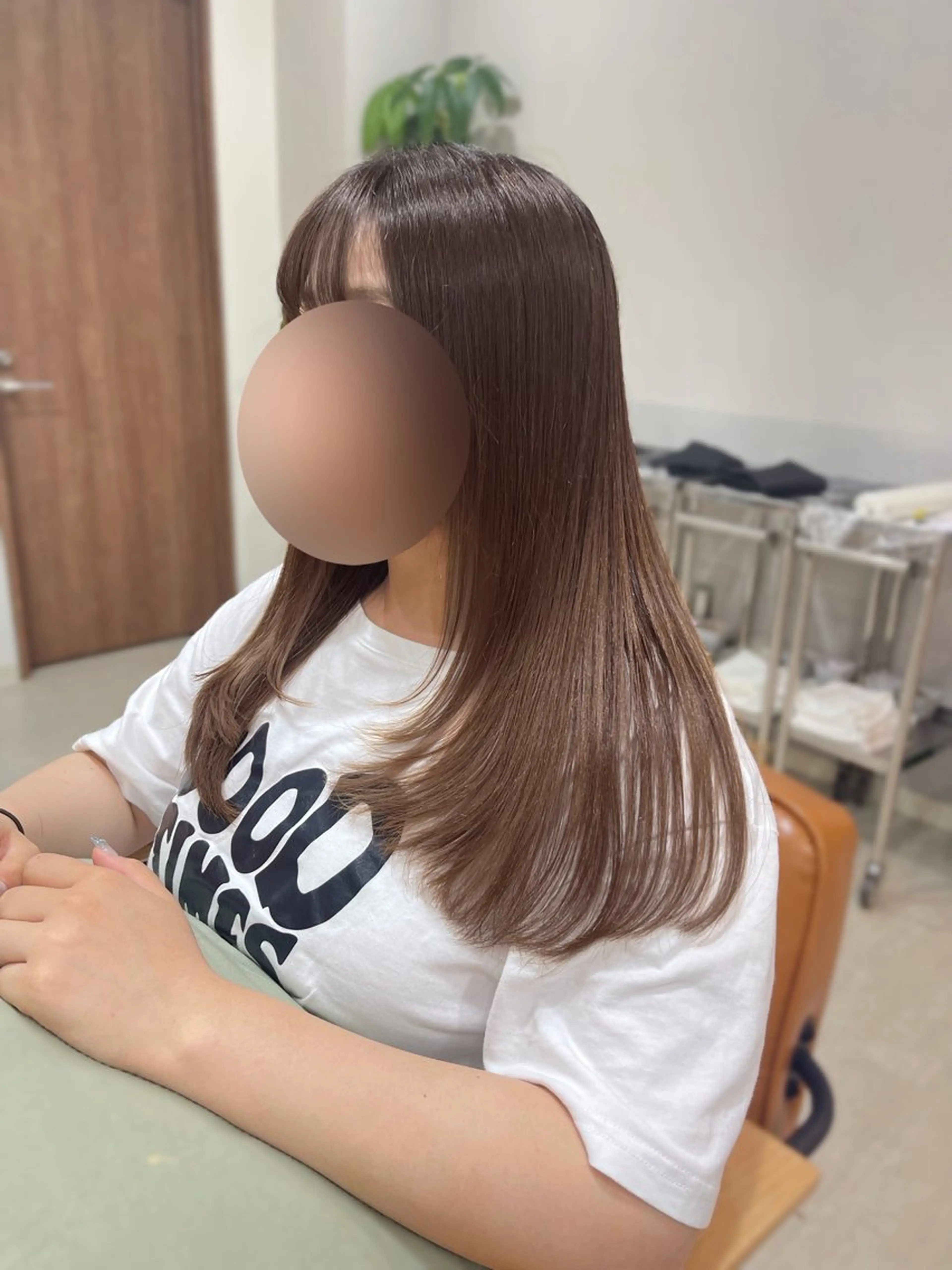 ロング カラー トゥサリ/ 海外ヘア/レイヤーのヘアスタイル